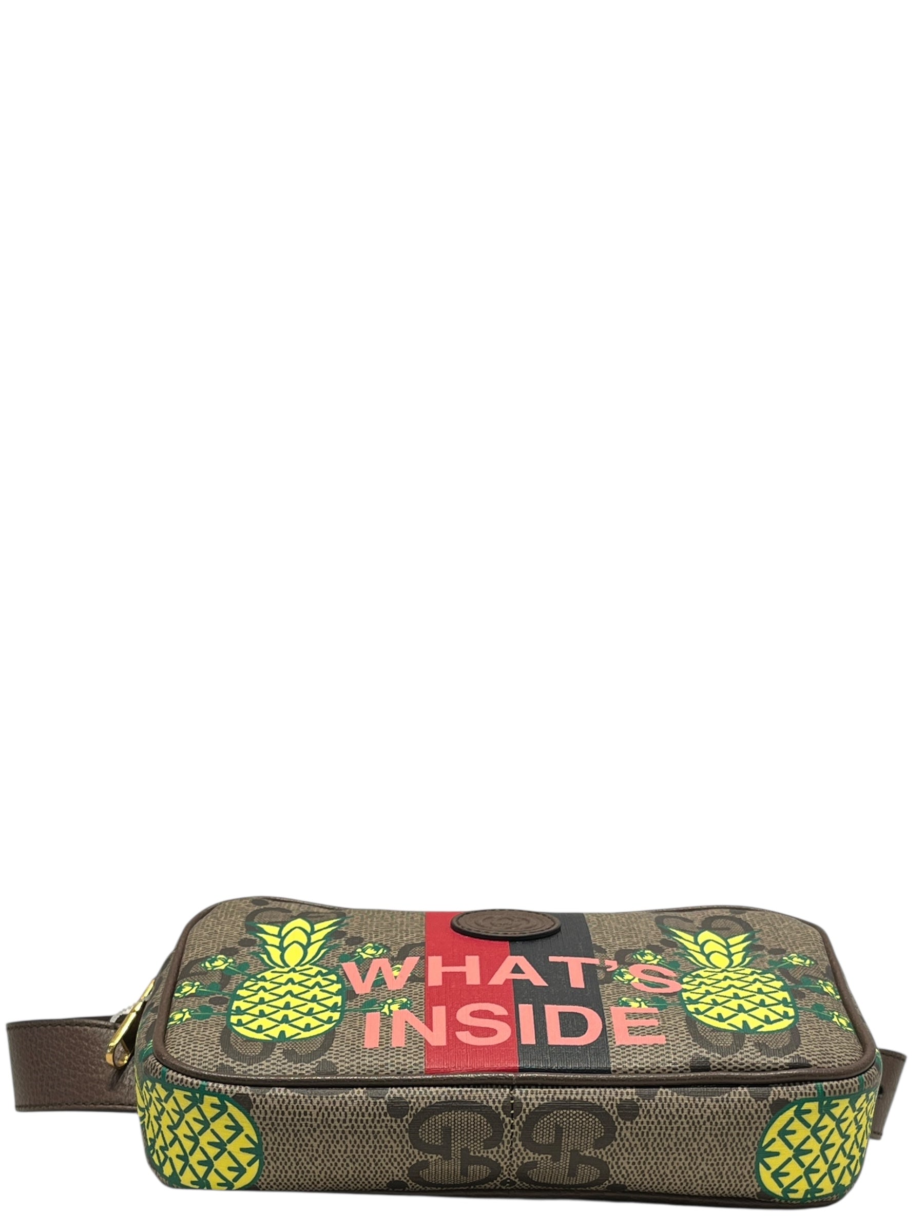 GUCCI/Fanny Pack/Leather/BRW/Pineapple Belt Bag view 3