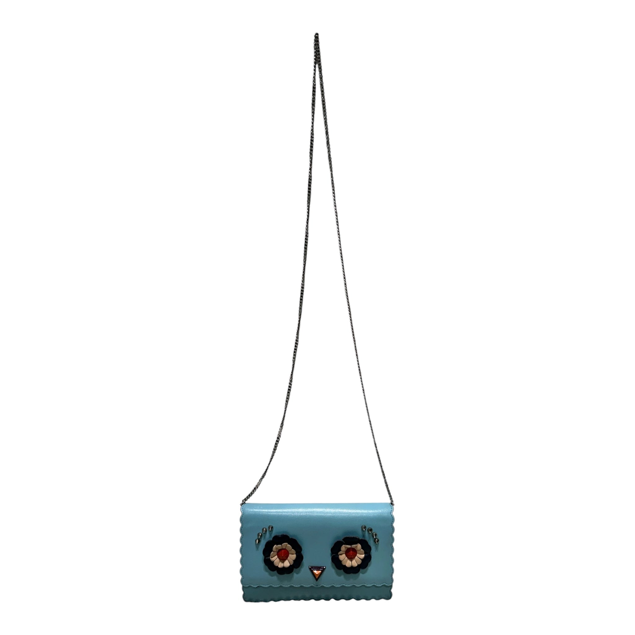 FENDI/Pouch/Graphic/Leather/BLU/OWL SWAG view 1