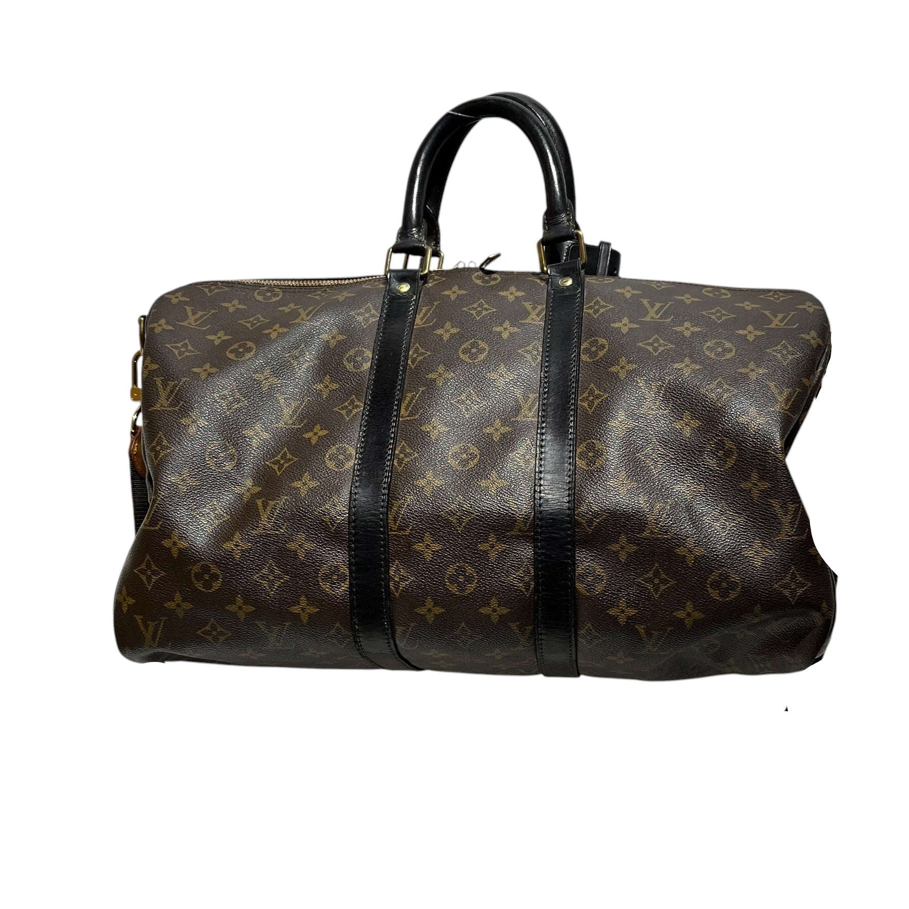 LOUIS VUITTON/Boston Bag/Monogram/Leather/BRW/KEEPALL 45 view 1
