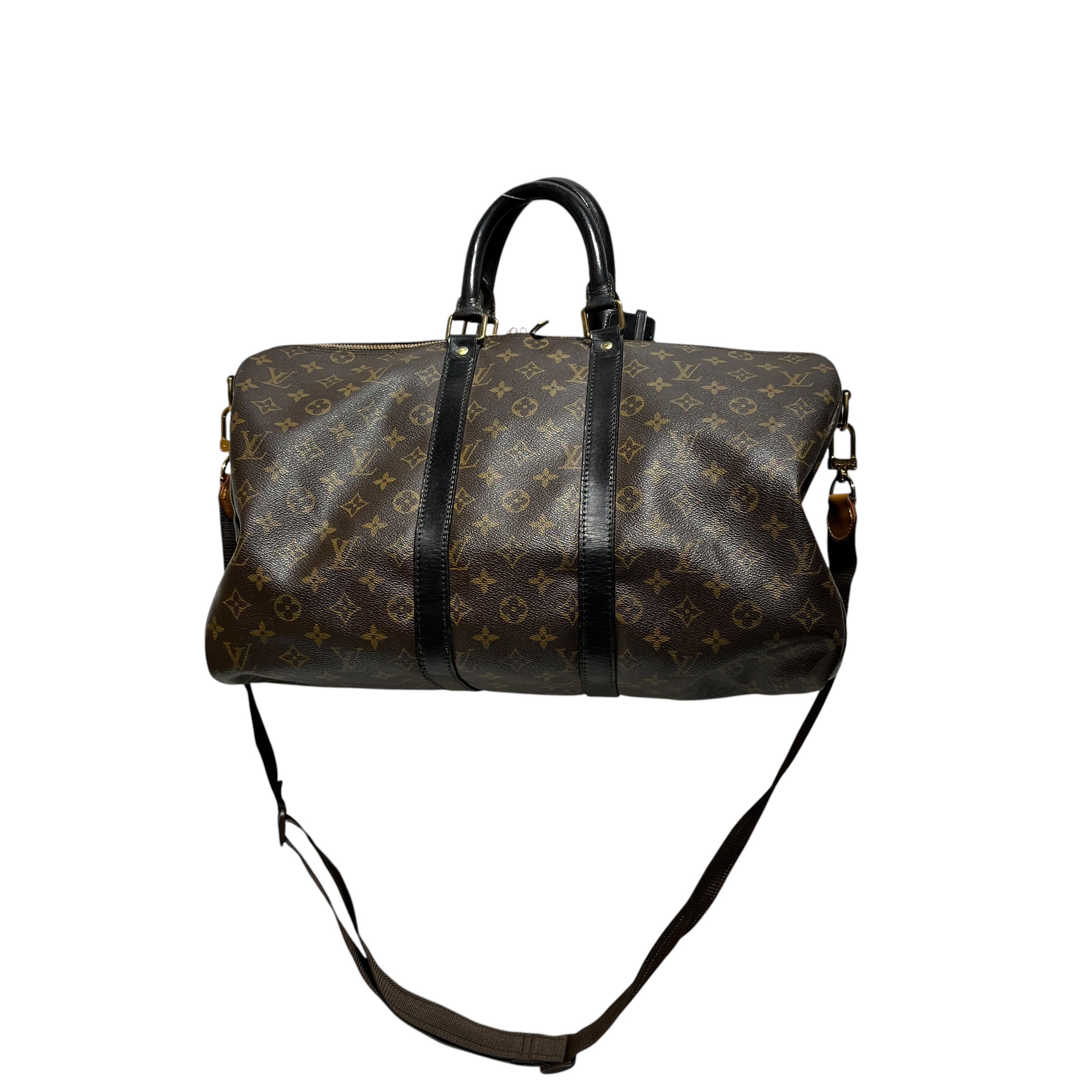LOUIS VUITTON/Boston Bag/Monogram/Leather/BRW/KEEPALL 45 view 1
