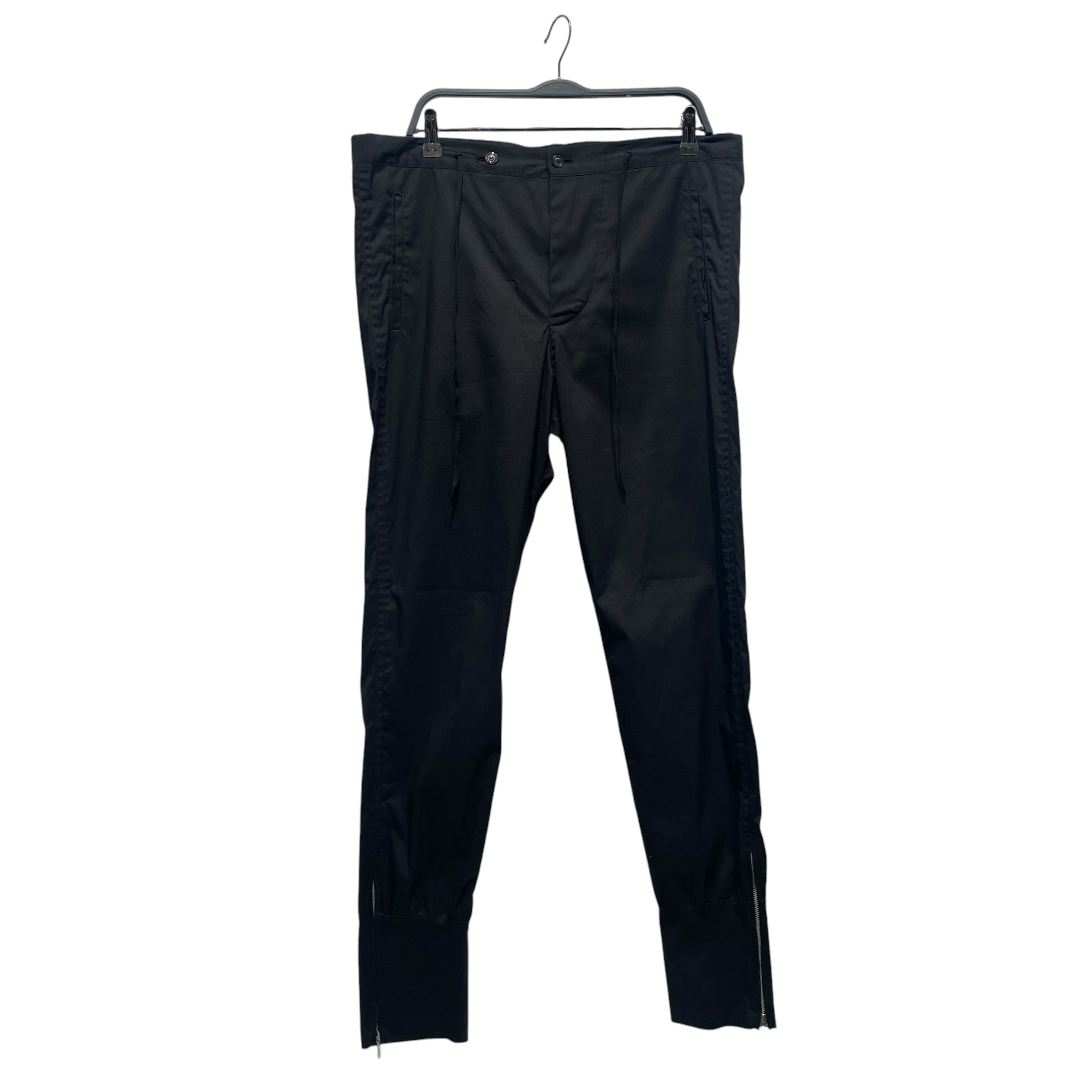 Jean Paul GAULTIER HOMME/Straight Pants/48/Cotton/BLK/ view 1