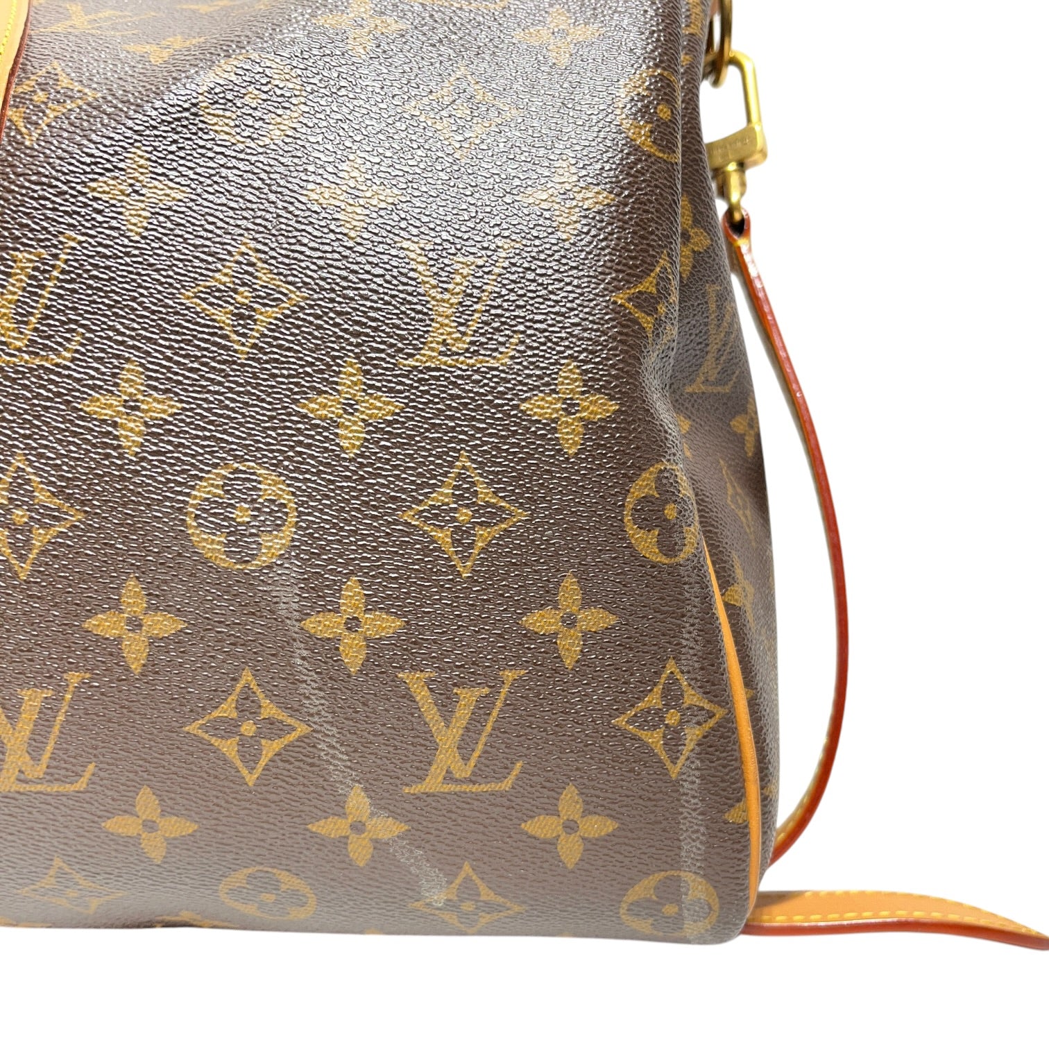 LOUIS VUITTON/Bag/Monogram/Leather/BRW/WAVY KEEPALL BANDOULIERE 50 view 8