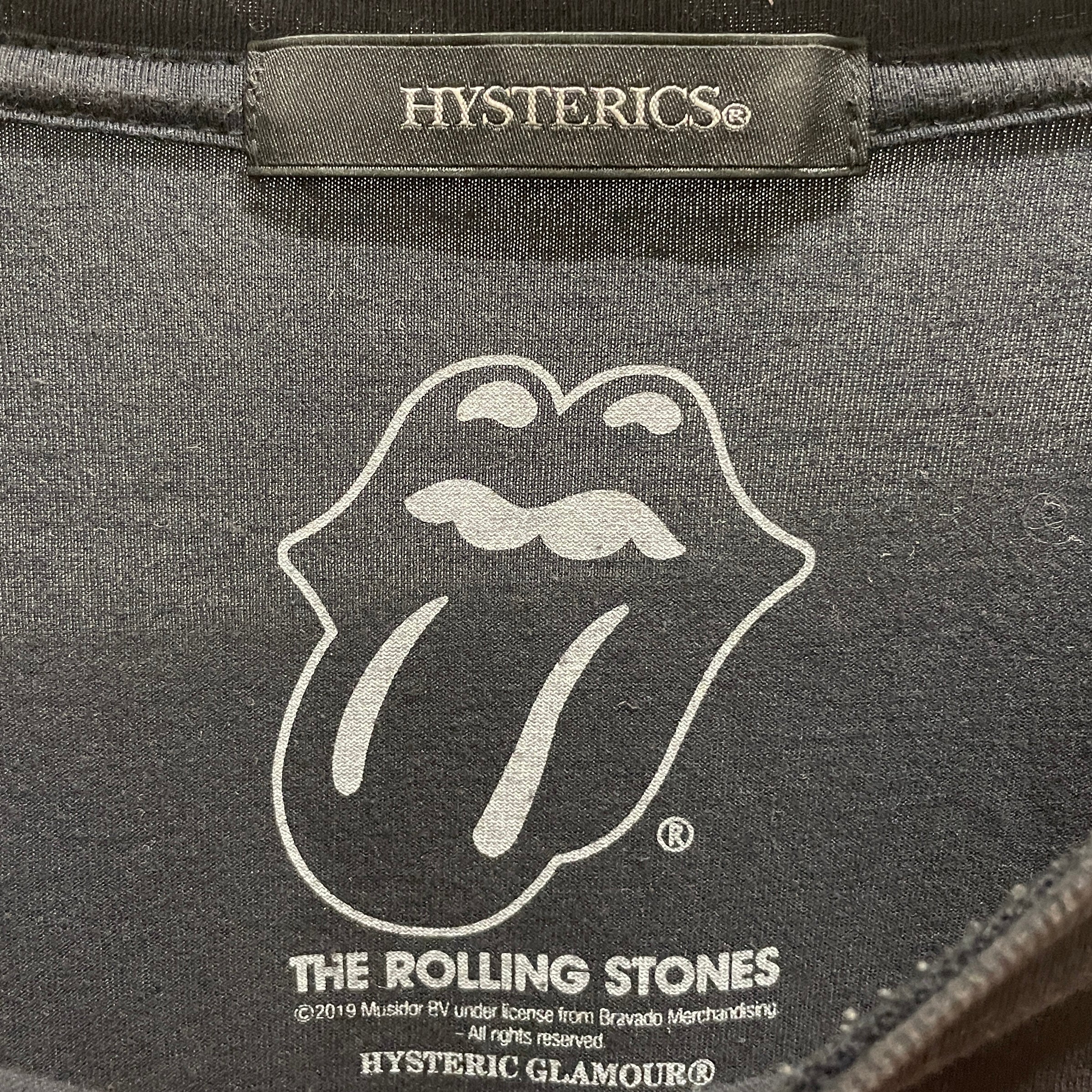 HYSTERIC/T-Shirt/Cotton/BLK/man singing view 3