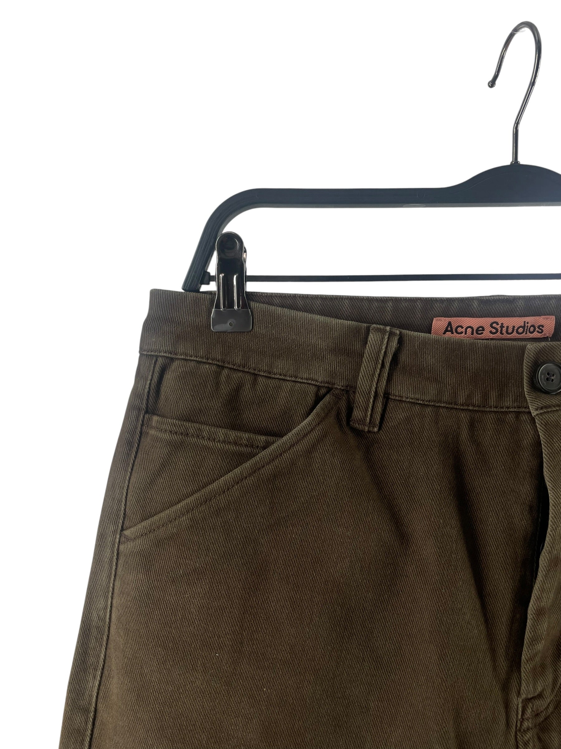 Acne Studios/Bootcut Pants/48/Cotton/BRW/Button Fly/BOOTCUT PANT  TROU000360BK0295 view 3