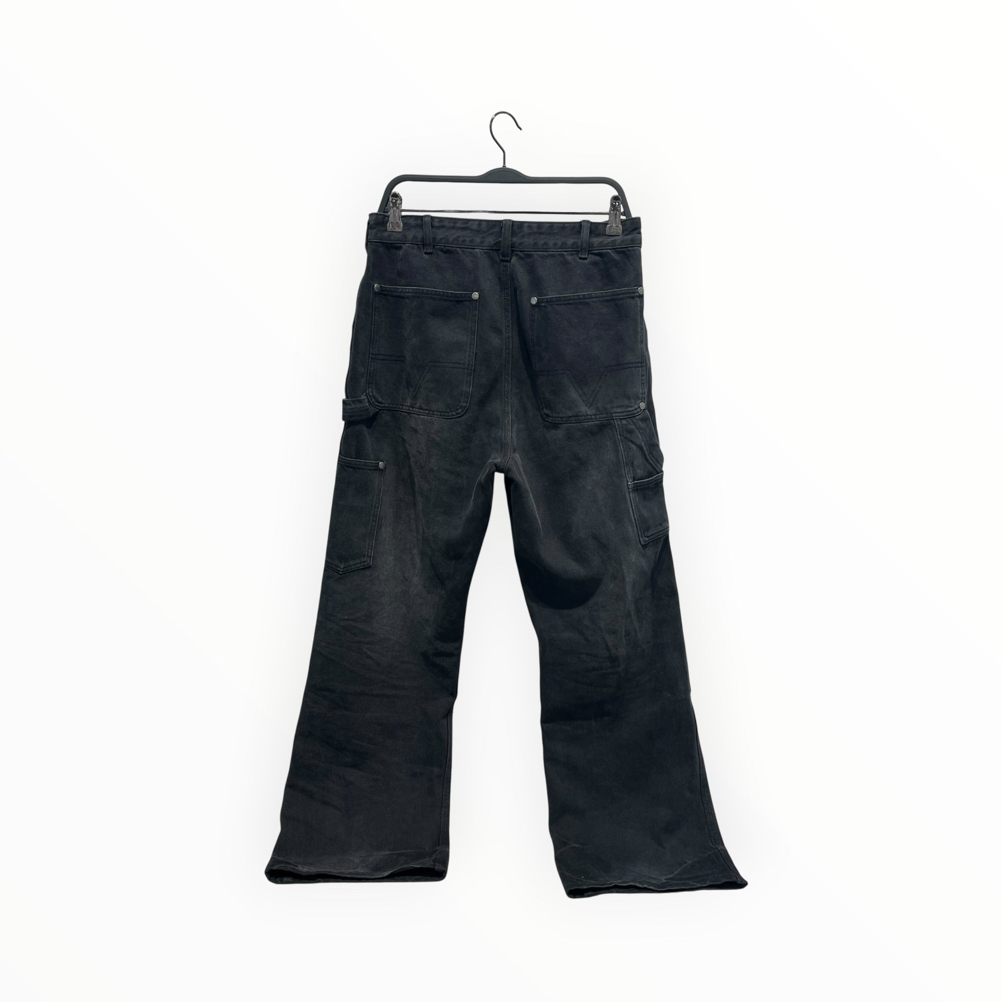 NO MAINTENANCE/Pants/30/Denim/BLK/double knee view 2