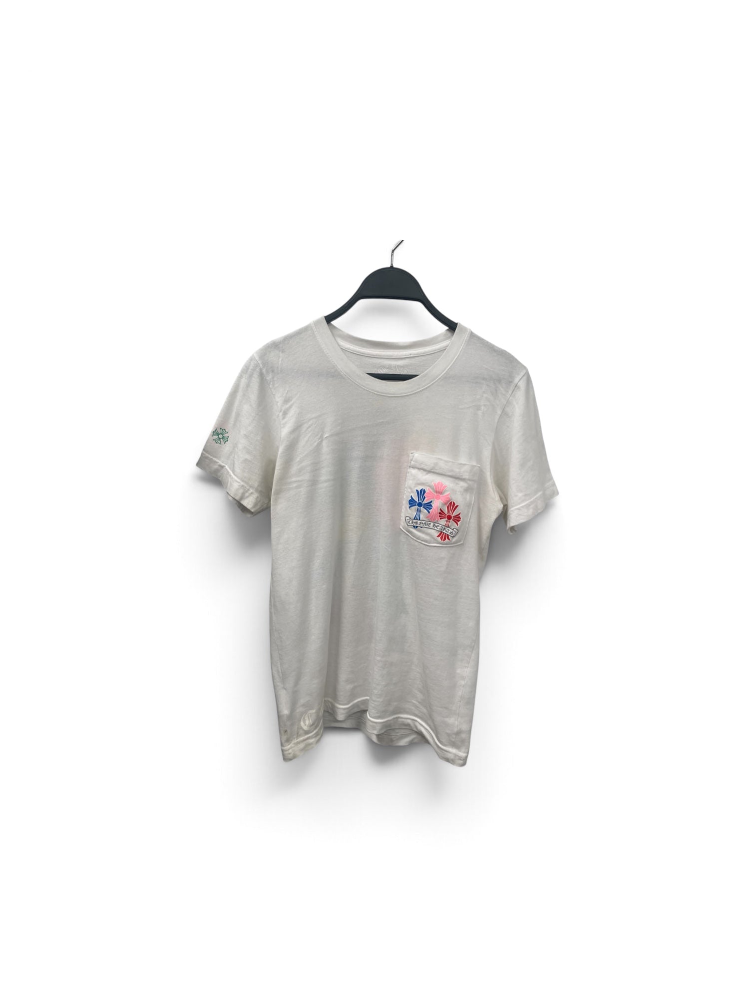 CHROME HEARTS/T-Shirt/XS/Cotton/WHT/Graphic/CEMETERY view 1