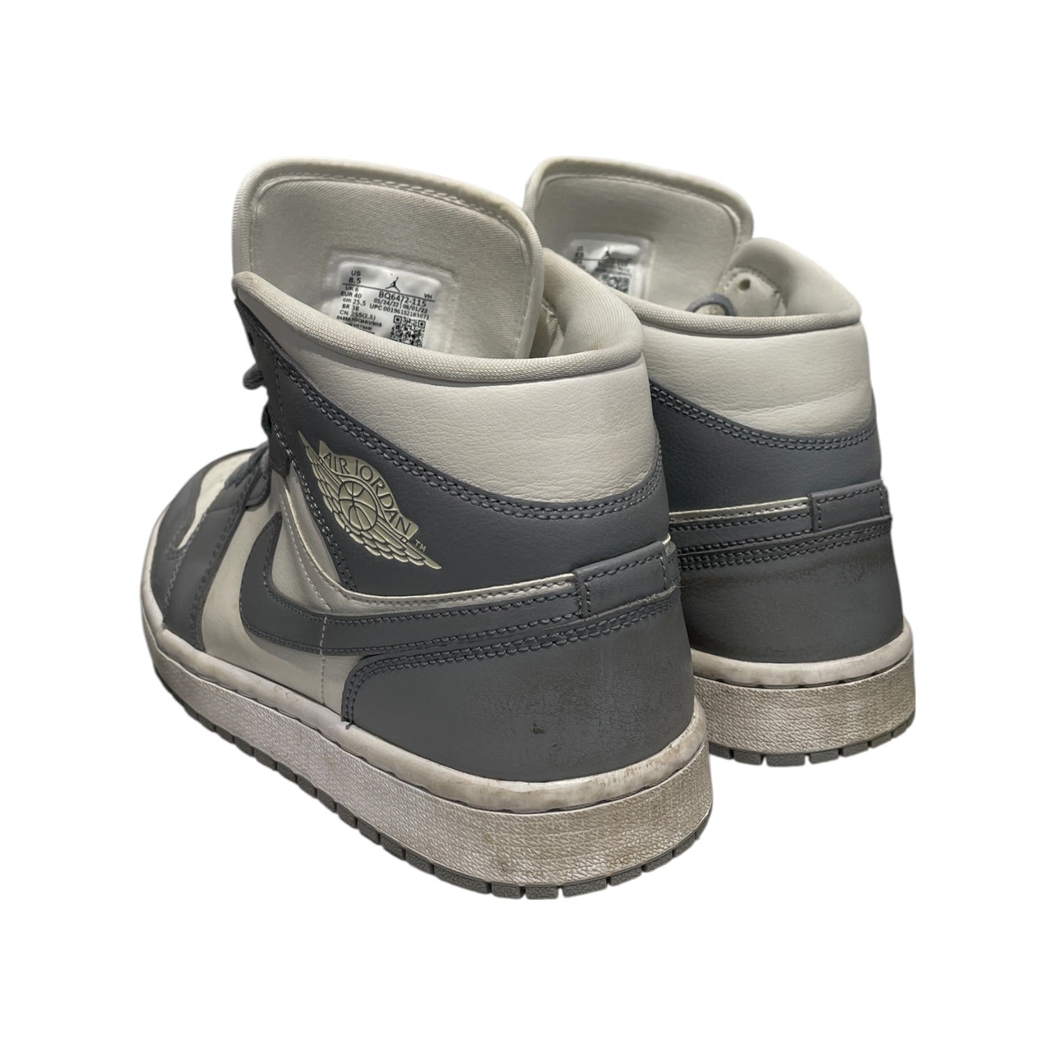 NIKE/Hi-Sneakers/US 8.5/GRY/mid stelth snail view 2
