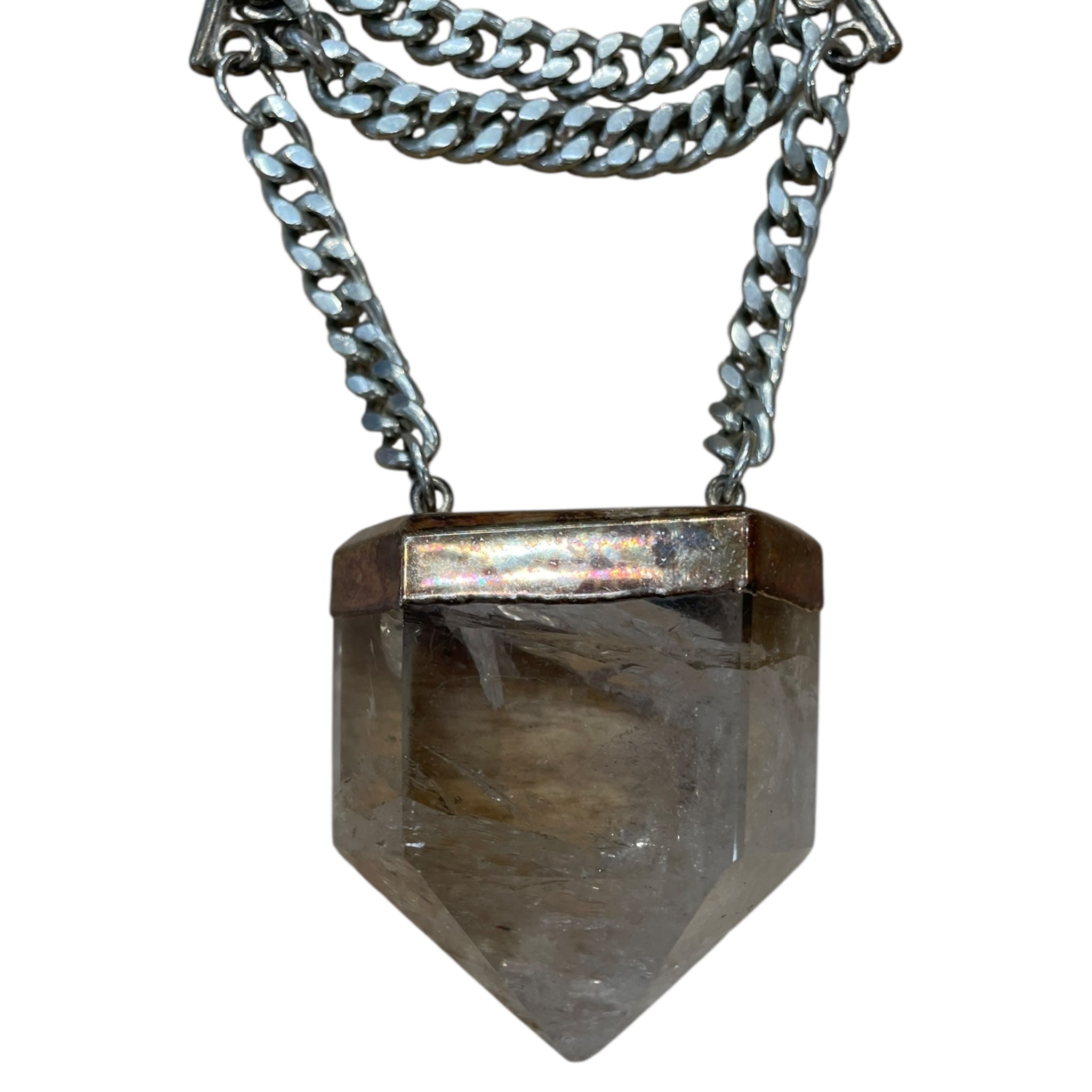 No brand /Necklace/FREE/SILVER/Color Stone/SLV/ view 3