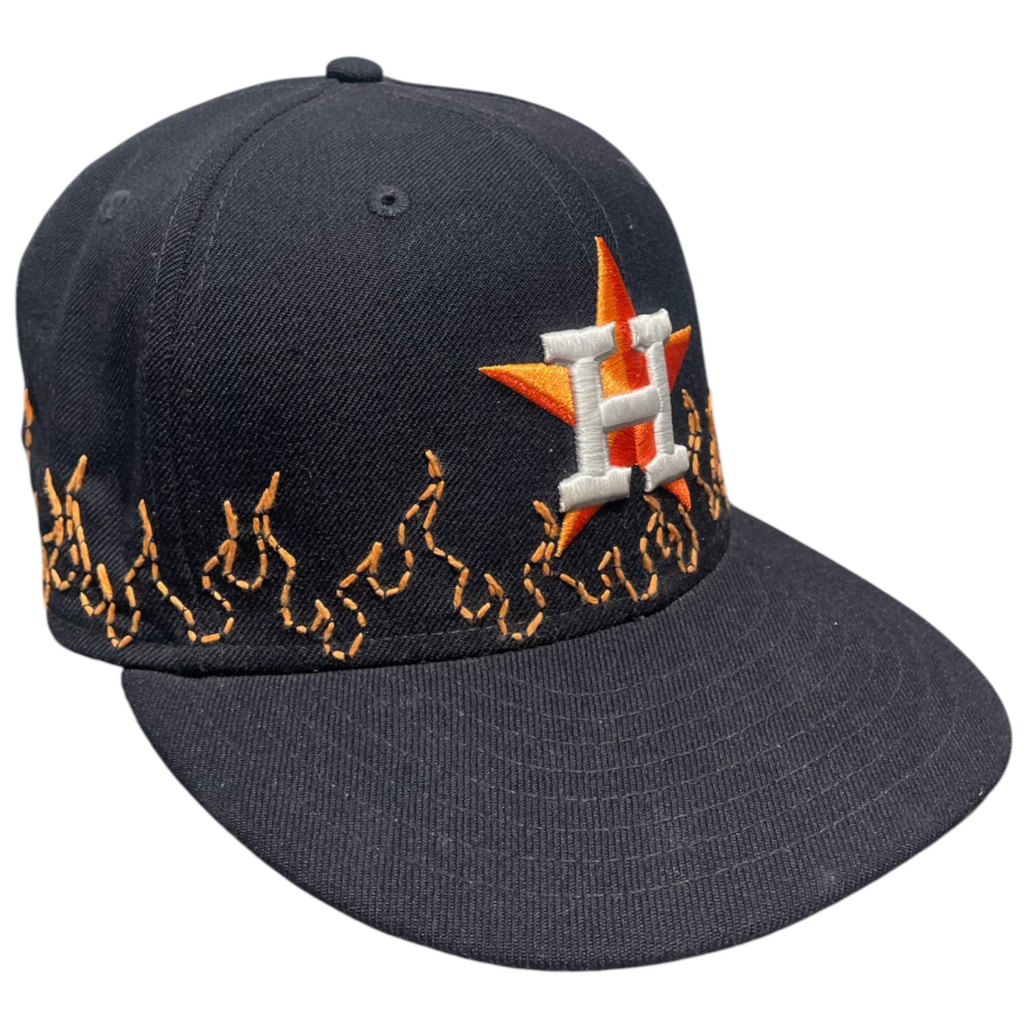 NEW ERA/Cap/Cotton/NVY/Loso Flame Fitted view 1