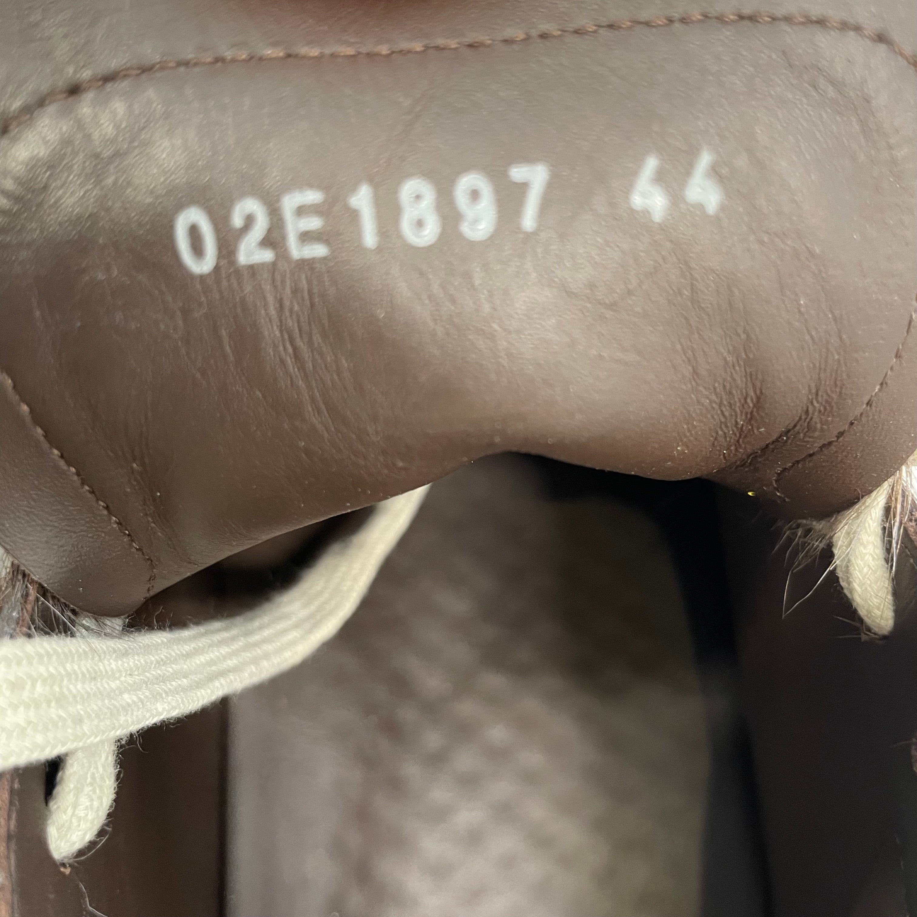 Rick Owens/Low-Sneakers/EU 44/BRW/pony hair all over view 4