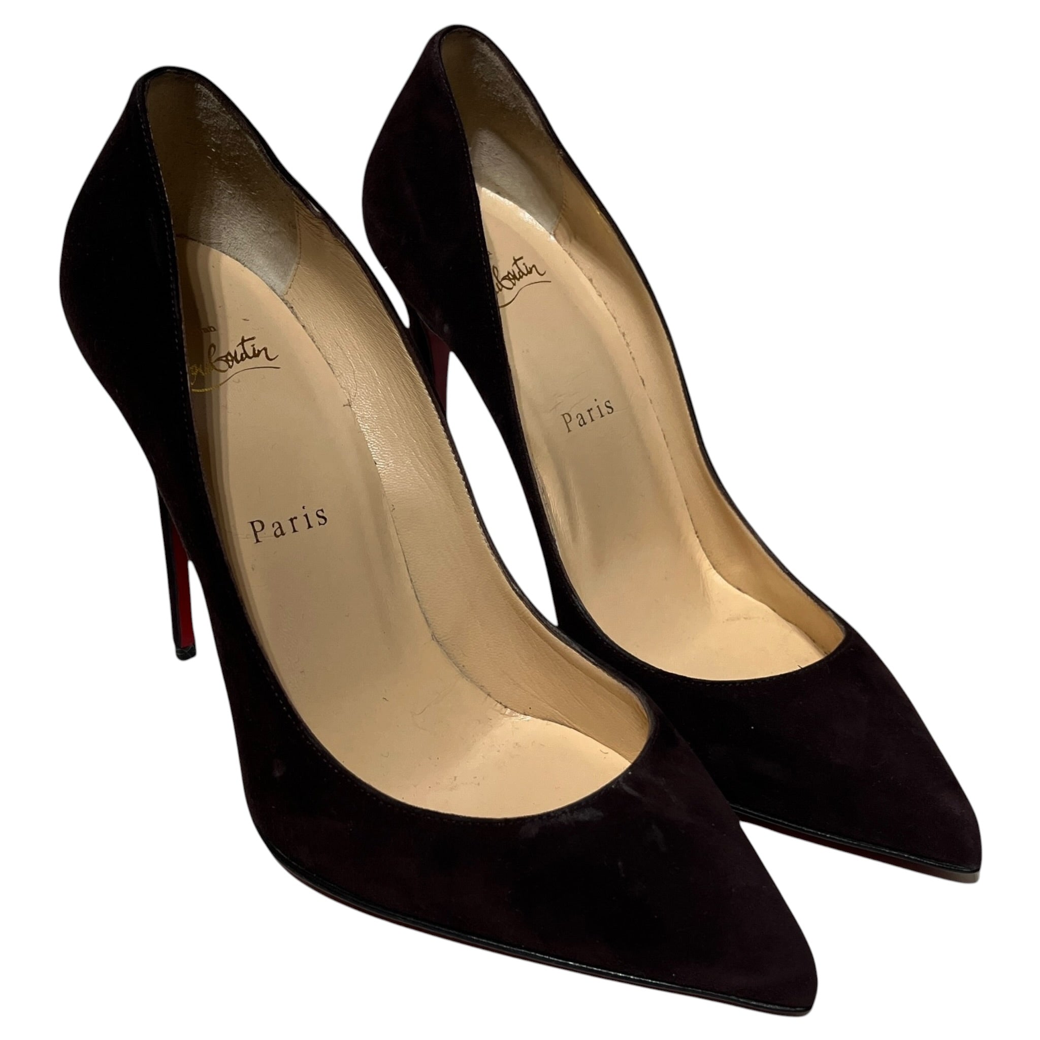 Christian Louboutin/Heels/US 8/Suede/PPL/Suede pumps view 1