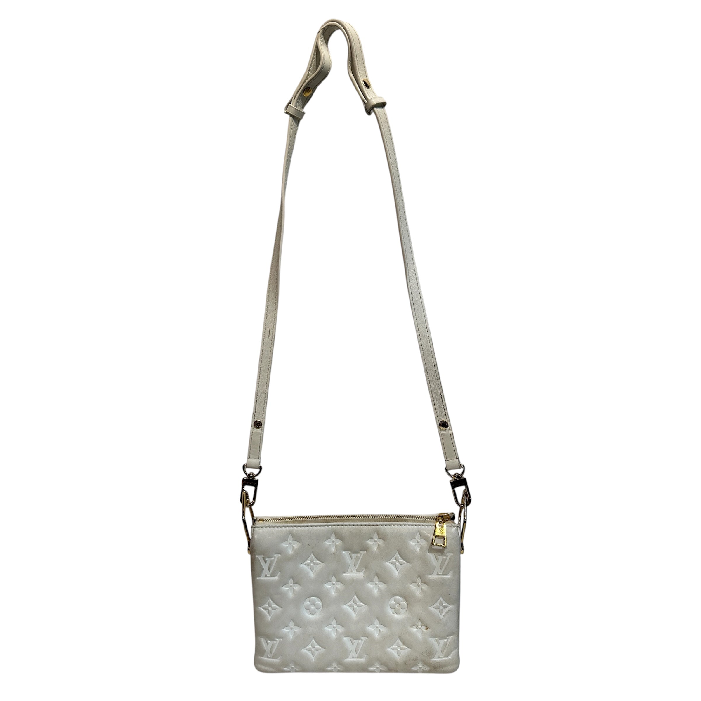 LOUIS VUITTON/Bag/Monogram/Lambskin/WHT/BB Embossed Shoulder Bag view 2