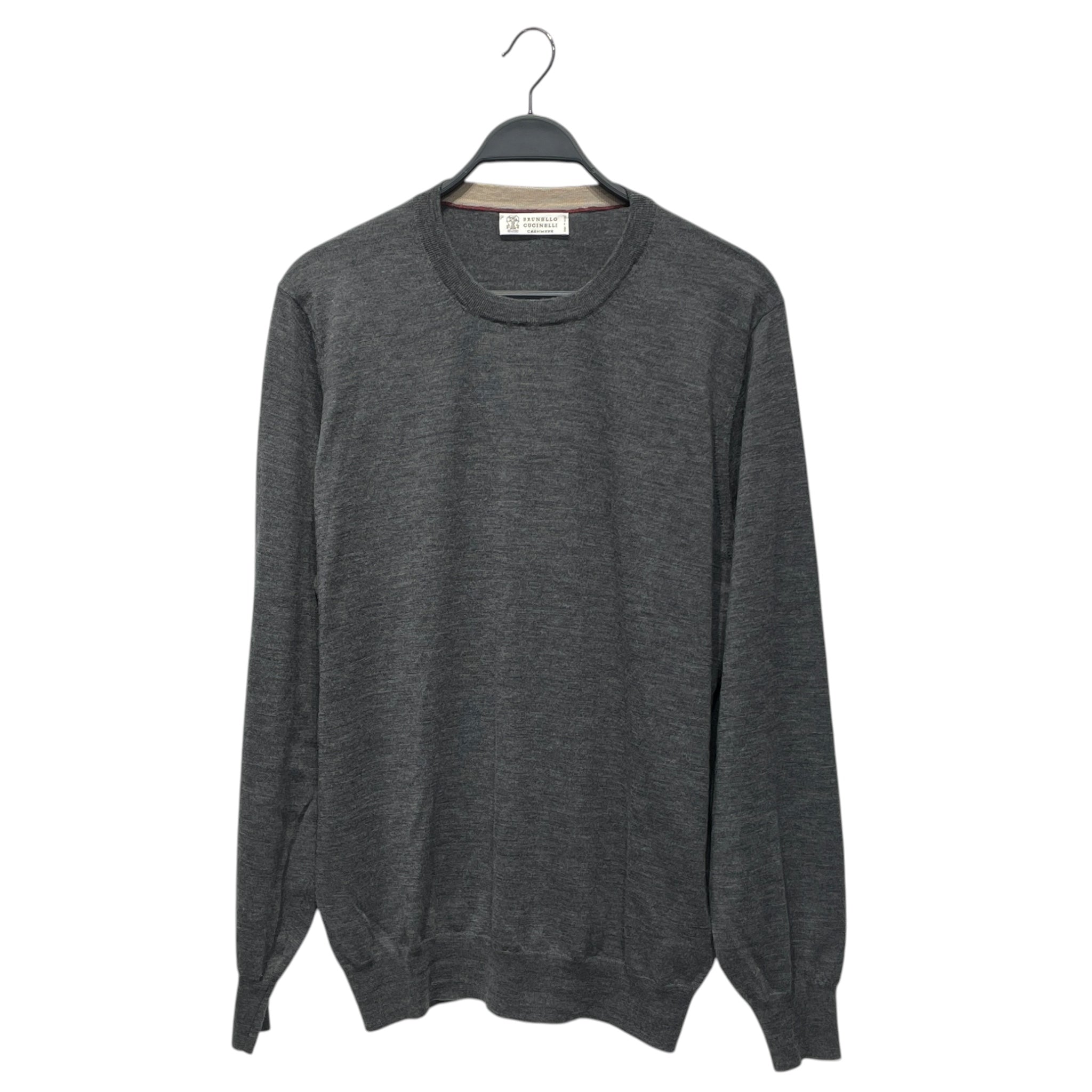BRUNELLO CUCINELLI/Sweater/56/Cashmere/GRY/ view 1