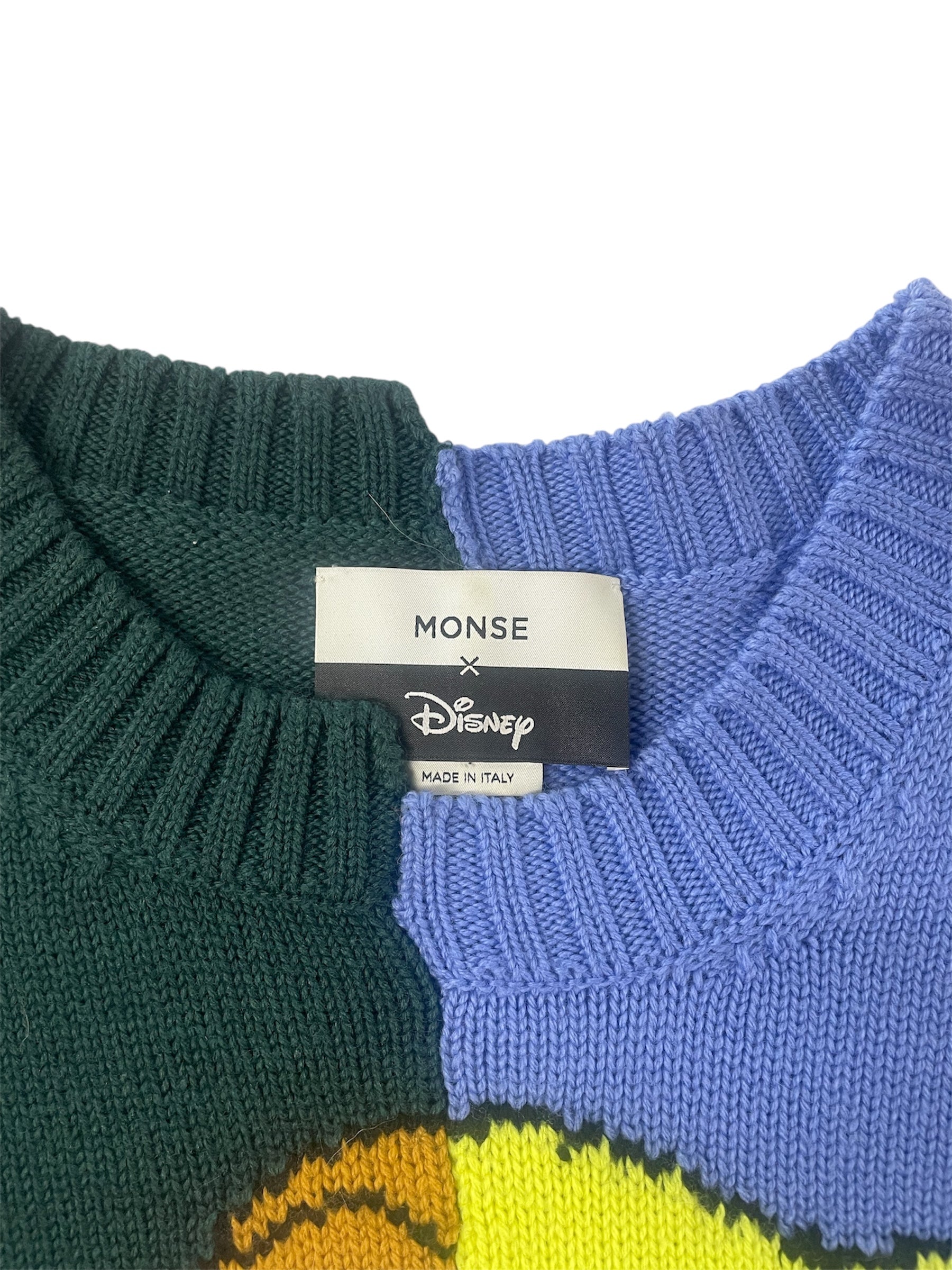 MONSE/Sweater/S/Graphic/Wool/MLT/DISNEY BLUE GREEN SPLIT view 4