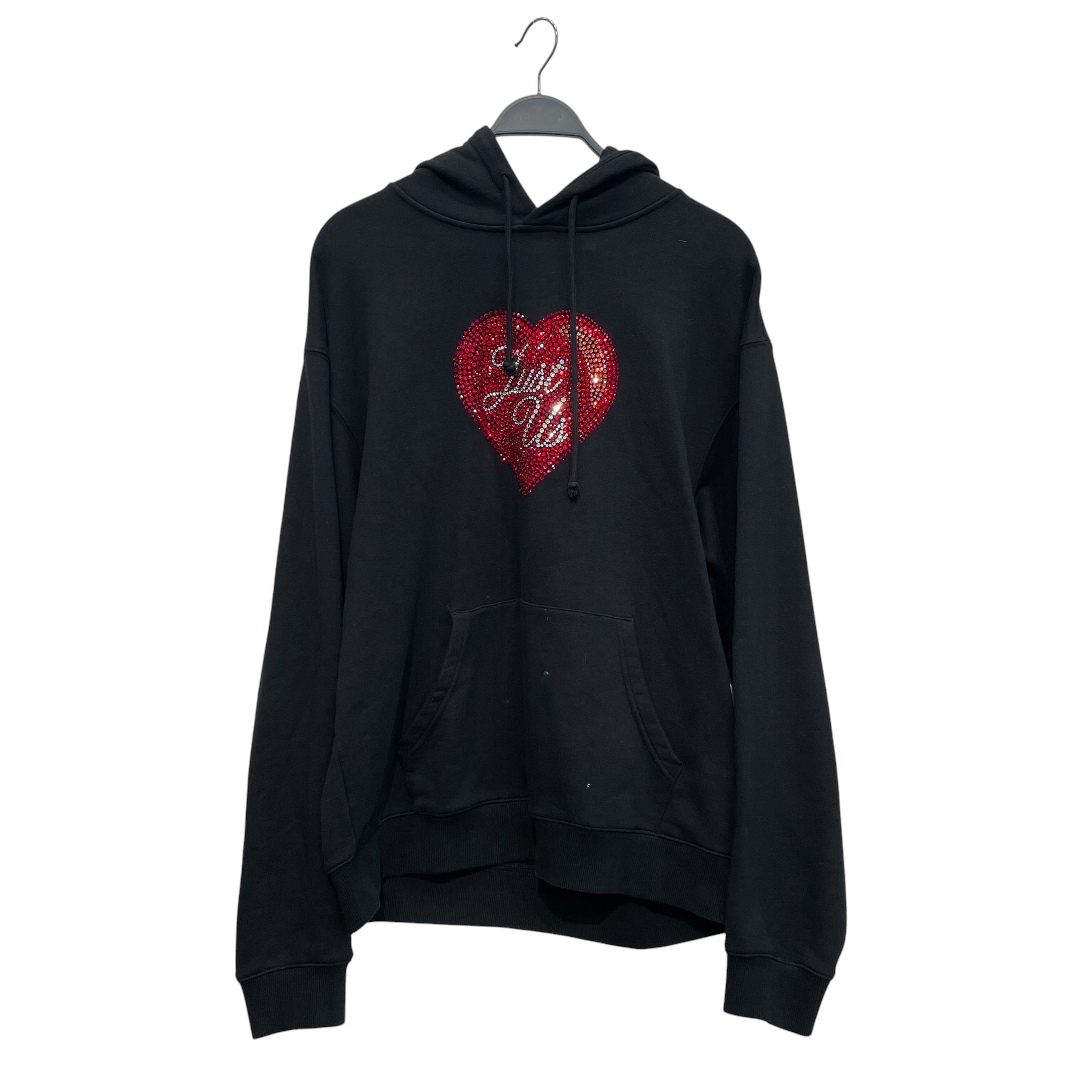 KITH/Hoodie/L/Cotton/BLK/JUST US SWAROVSKI view 1