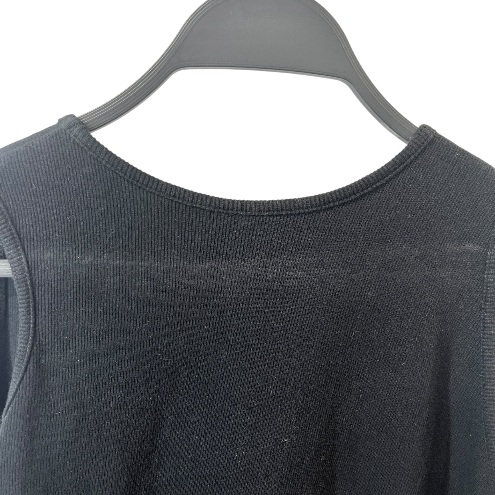 Telfar/Dress/XL/Cotton/BLK/black plain XL/2XL view 3