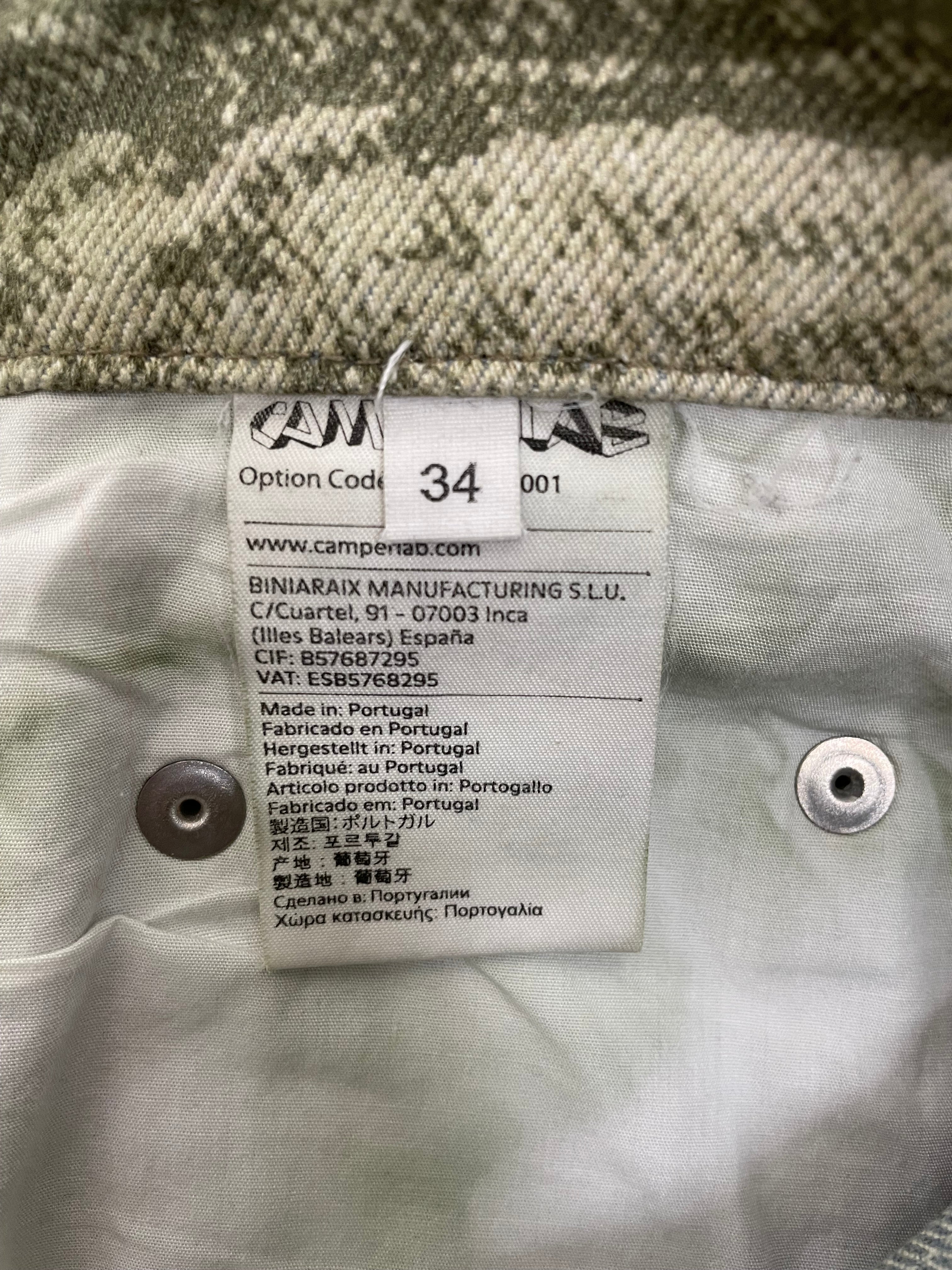 CAMPERLAB/Pants/34/Denim/GRN/All Over Print/Distorted Print view 6