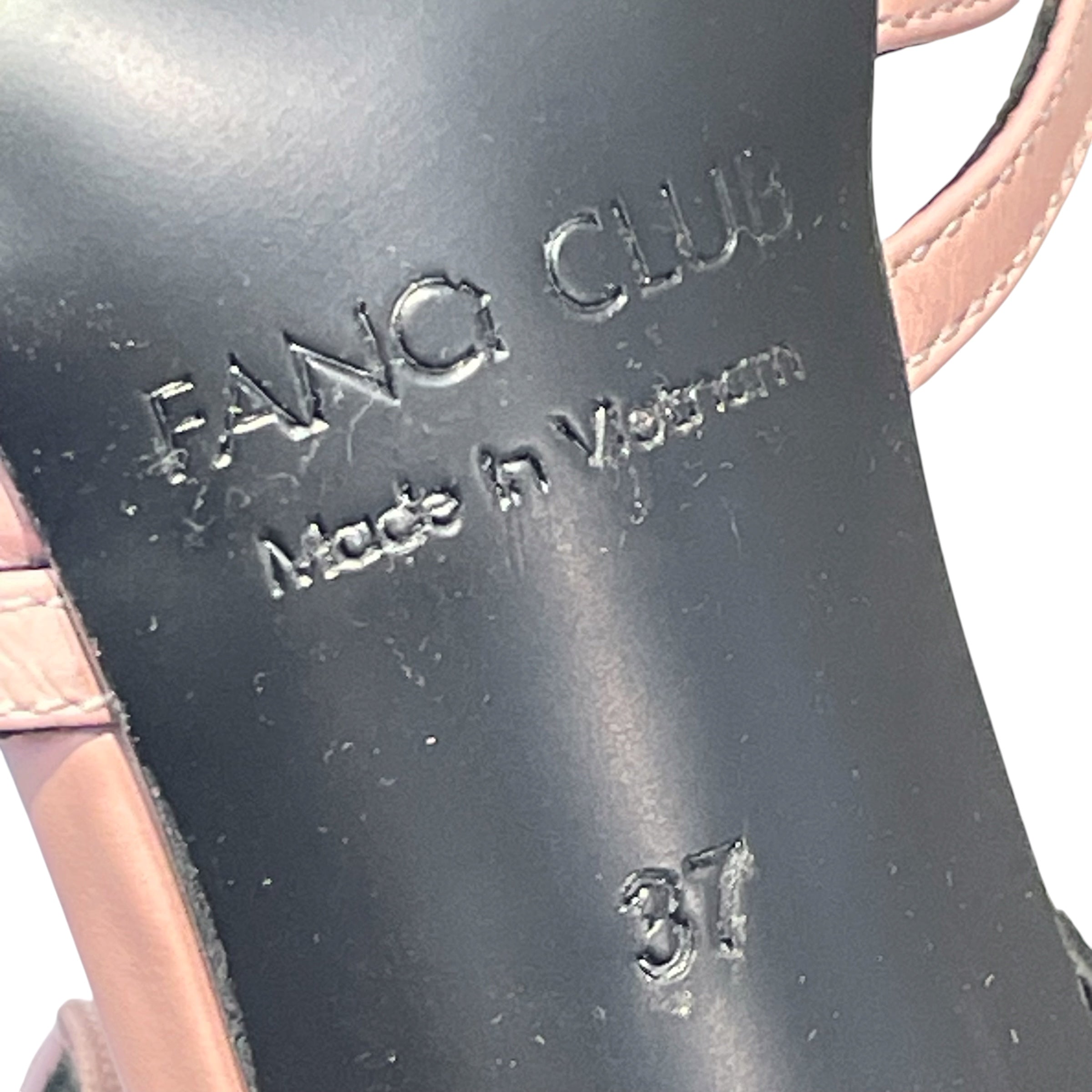 FANCI CLUB/Heels/US 6/Leather/PNK/OSTRICH CALF HIGH/LACE UP view 4