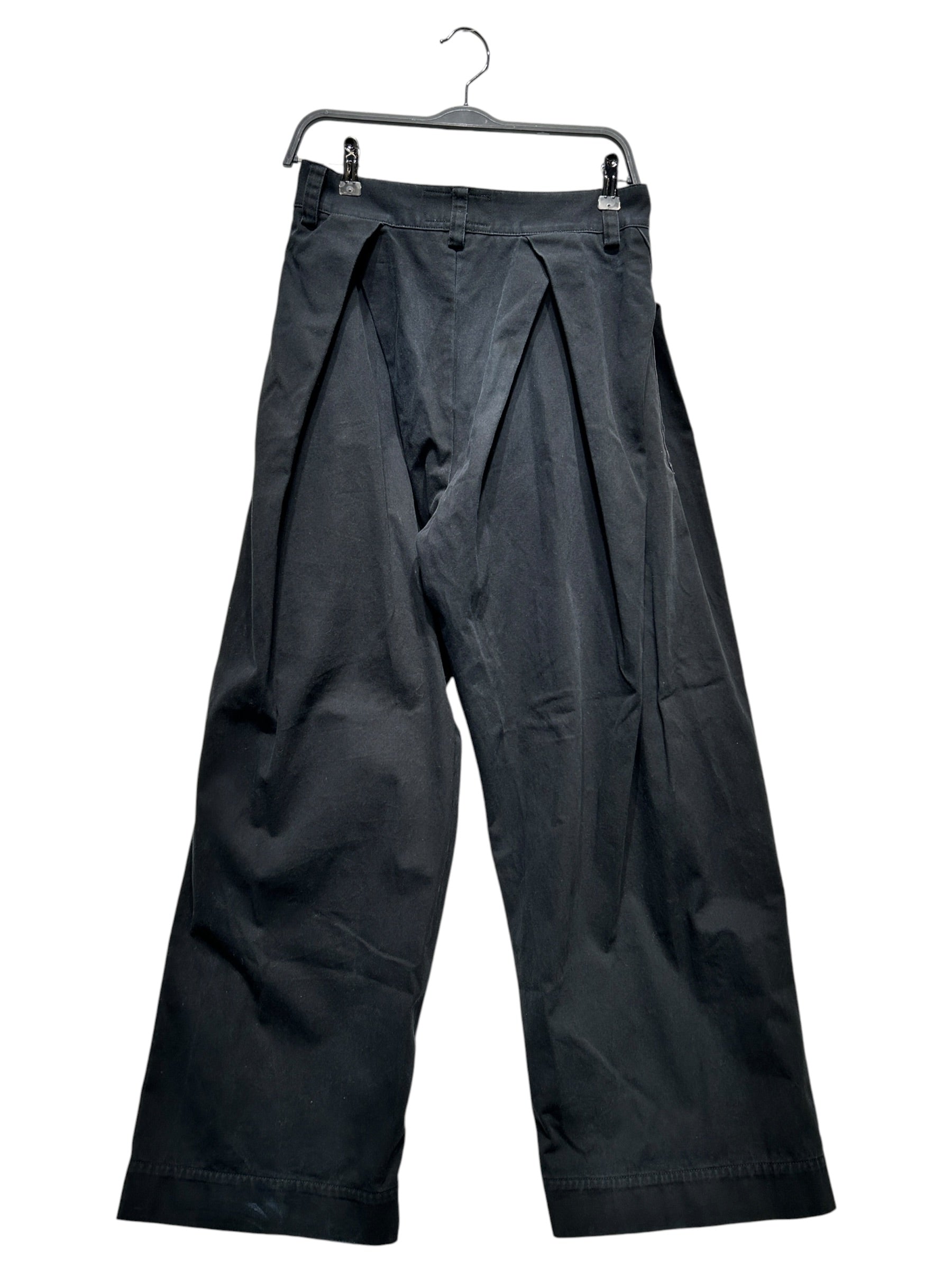 YUREMANE/Pants/2/Cotton/BLK/PLEADED WAIST view 2