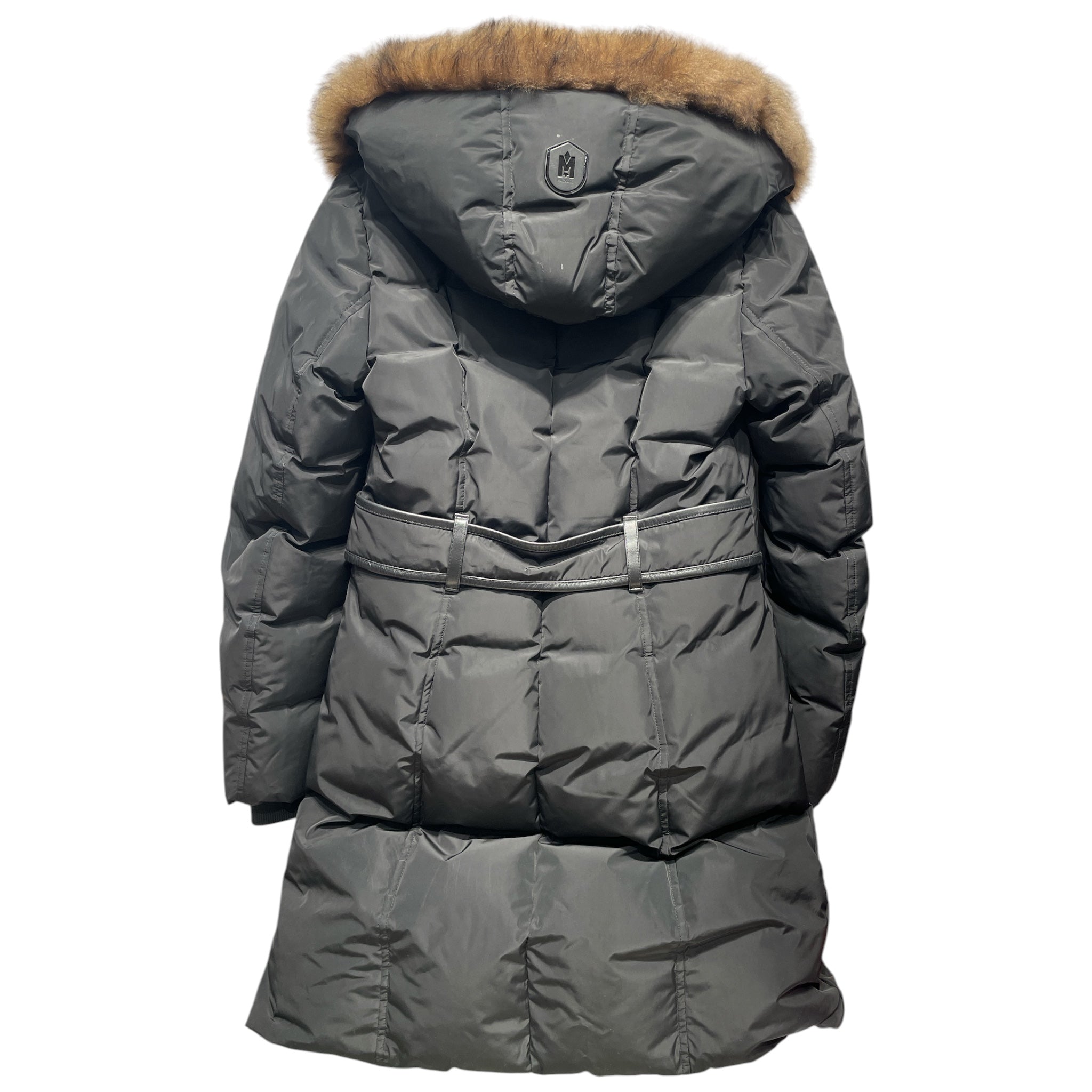 MACKAGE/Puffer Jkt/S/Nylon/BLK/FUR LINED HOOD view 2