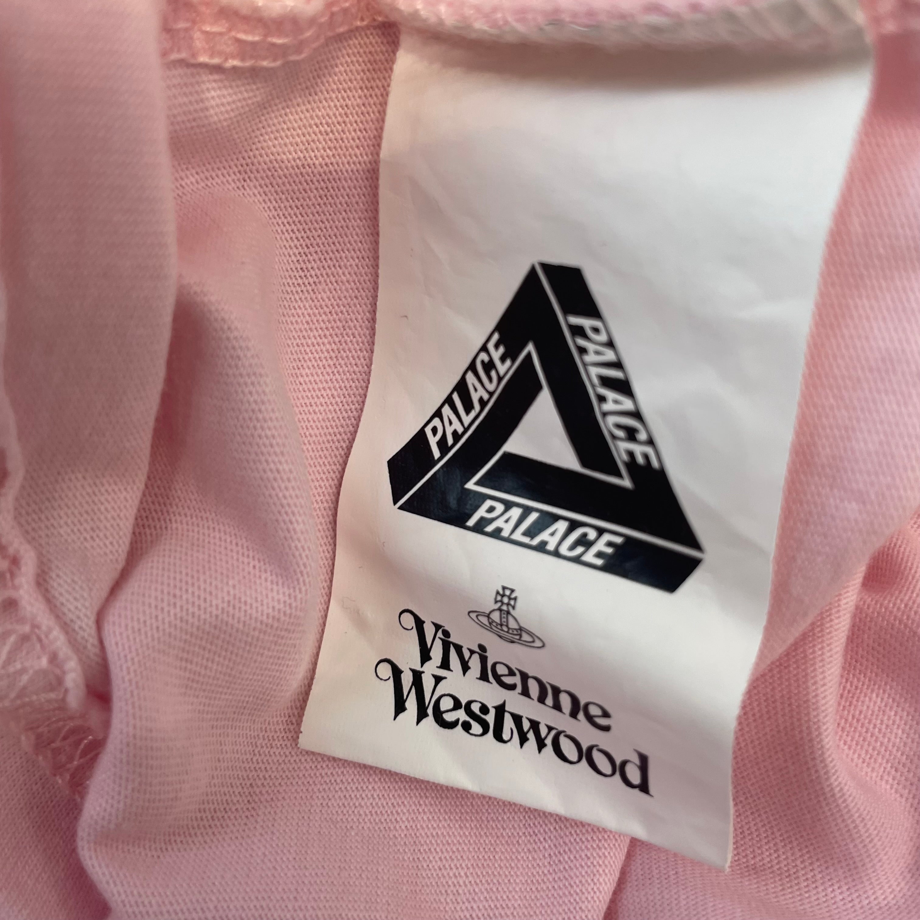 PALACE/Vivienne Westwood/T-Shirt/S/Cotton/PNK/teddy bear view 4