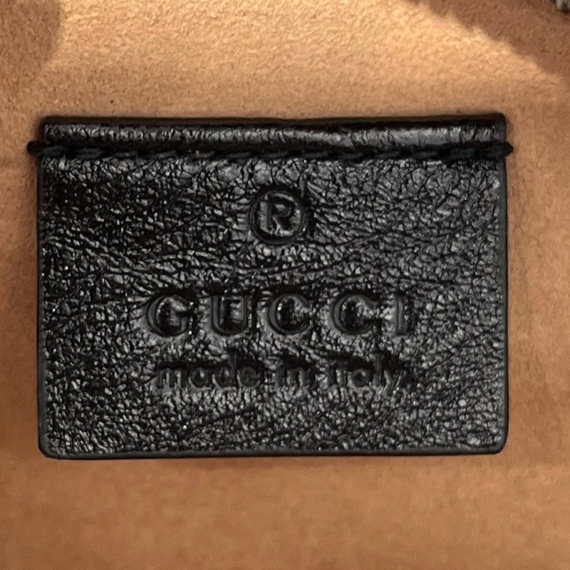 GUCCI/Cross Body Bag/BLK/gg marmon