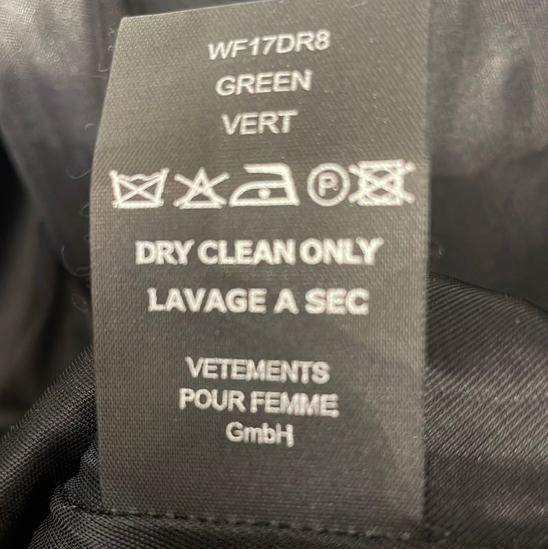 VETEMENTS/Dress/XS/Polka dot/Polyester/GRN/