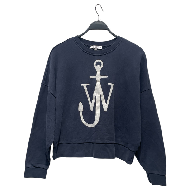 JW ANDERSON(J.W.ANDERSON)/Sweatshirt/L/Graphic/Cotton/NVY/