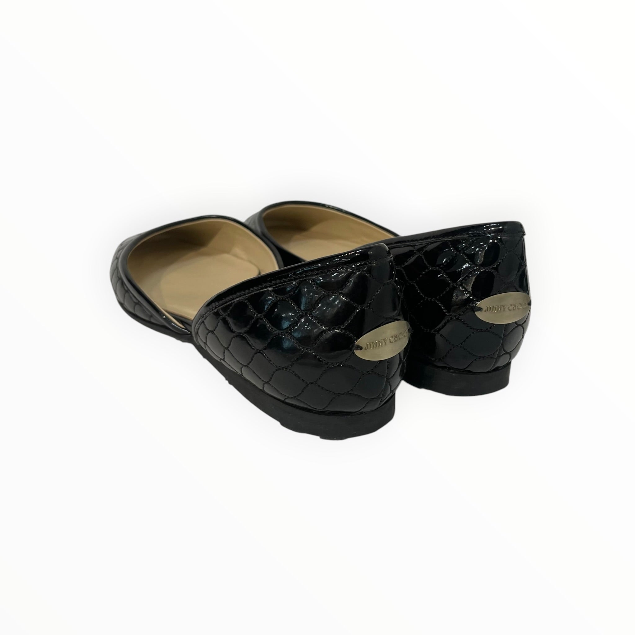JIMMY CHOO/Sandals/EU 39/Leather/BLK/ view 2