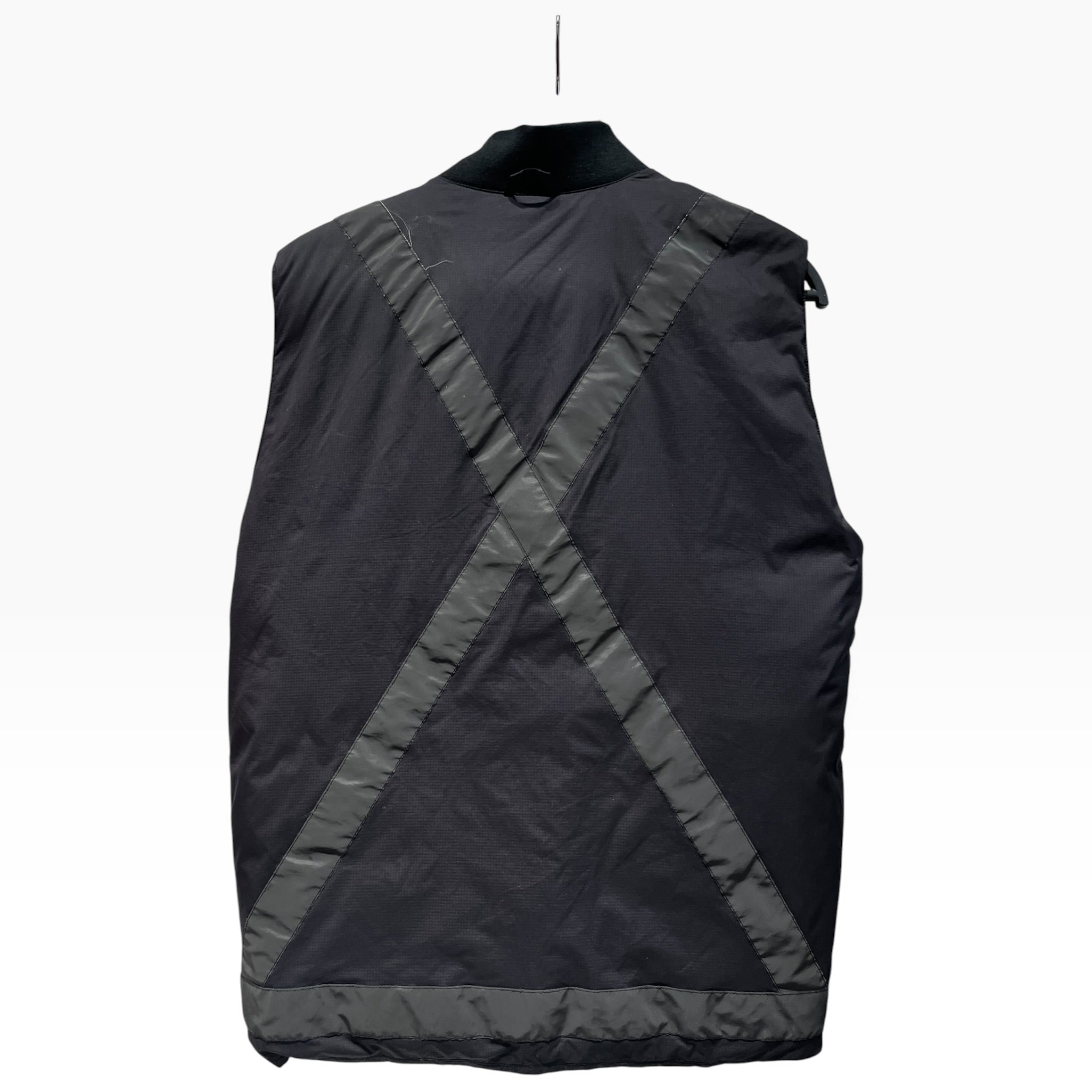 CANADA GOOSE/Puffer Vest/L/BLK/GREY 'X' STITCHING ON BACK view 2