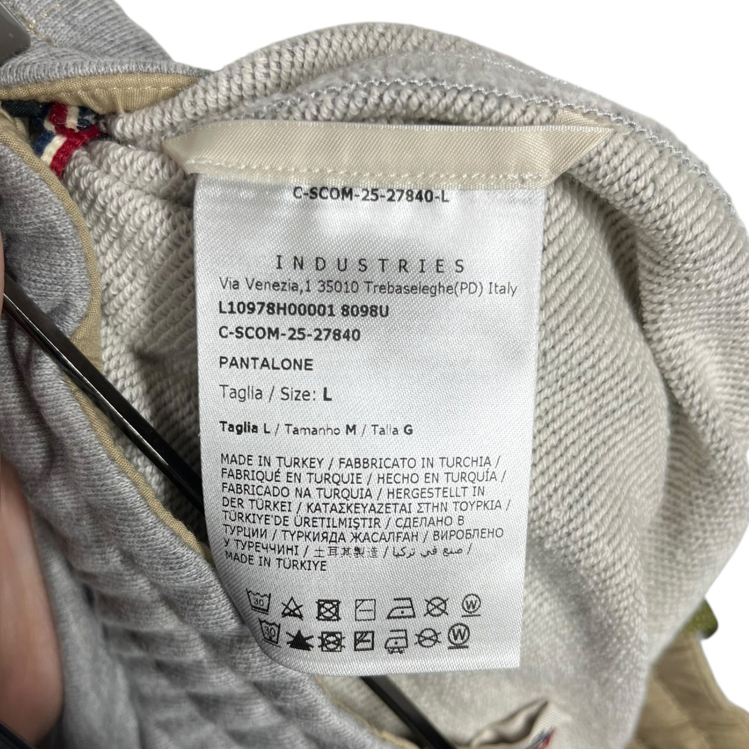 MONCLER GRENOBLE/Pants/L/Cotton/GRY/CHAMBRAY COTTON SWEATS view 4
