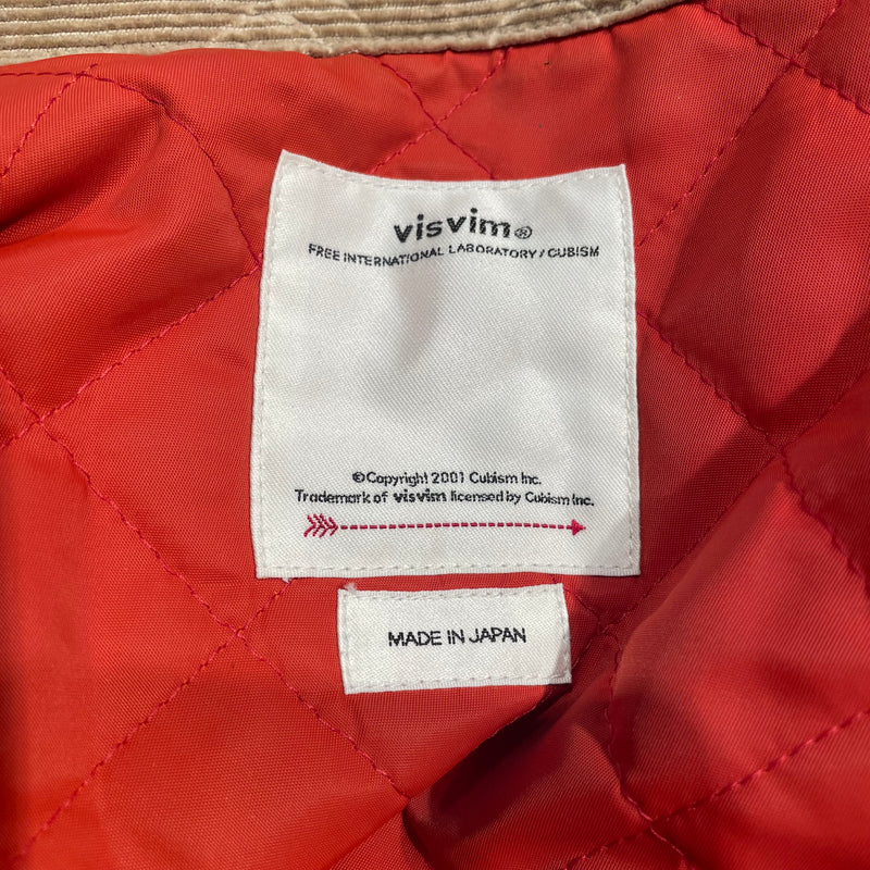 visvim/Denim Jkt/M/Denim/BLU/Orange quilted ineer fabric