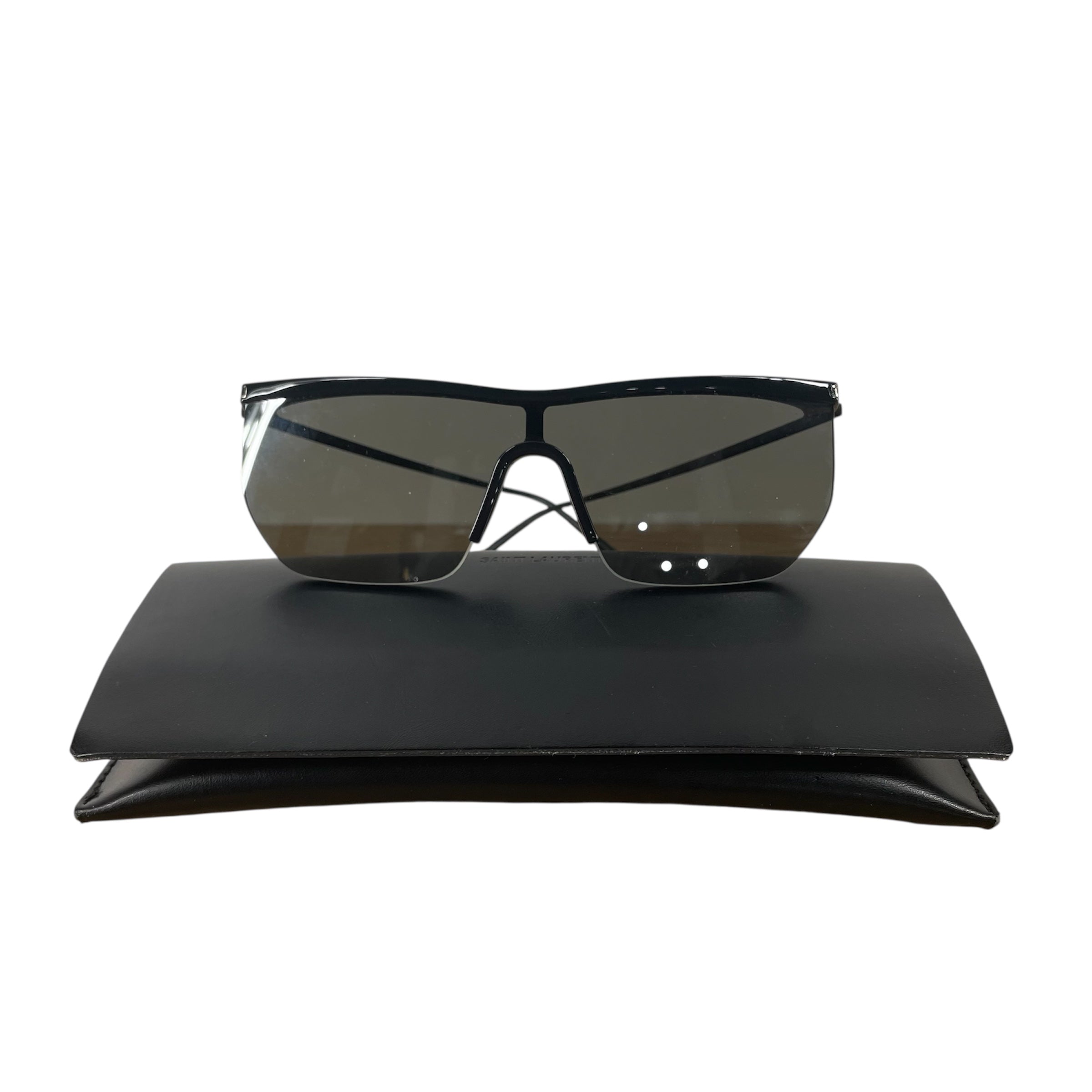 SAINT LAURENT/Sunglasses/Plastic/BLK/MASK view 4