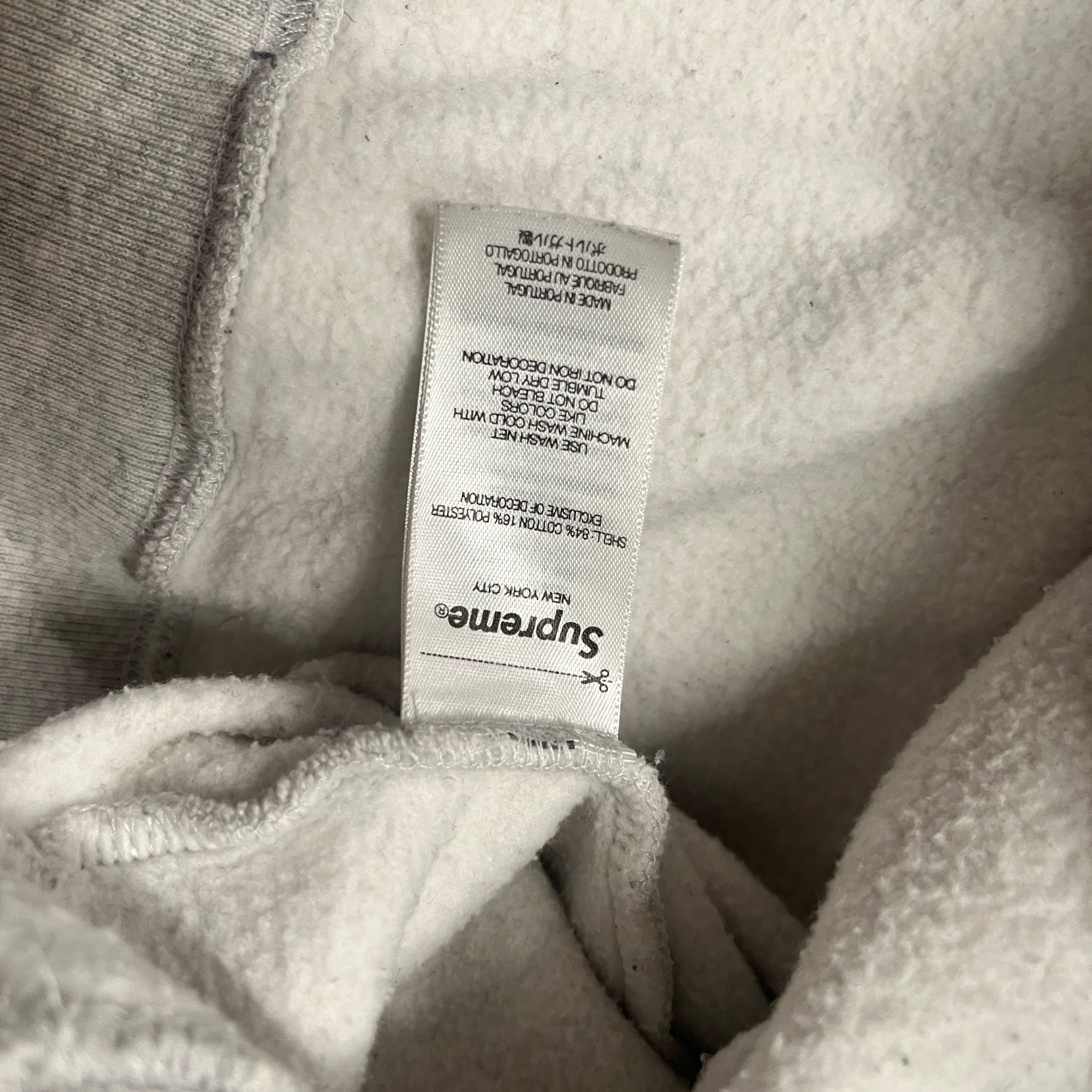 Supreme/Hoodie/XL/Cotton/GRY/NEW WORLD ORDER HOODIE view 4
