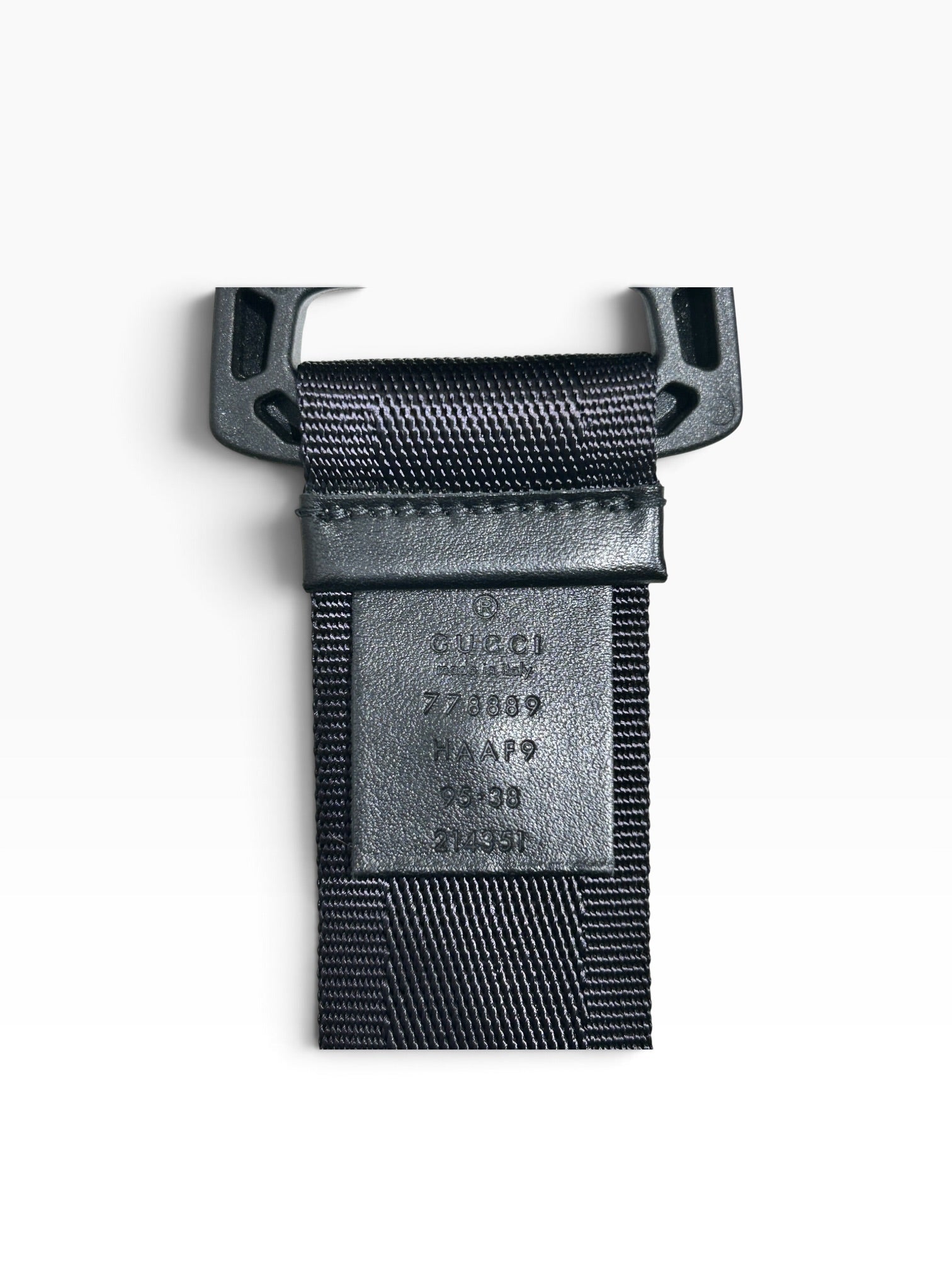 GUCCI/Belt/BLK/M's/CANVAS view 3