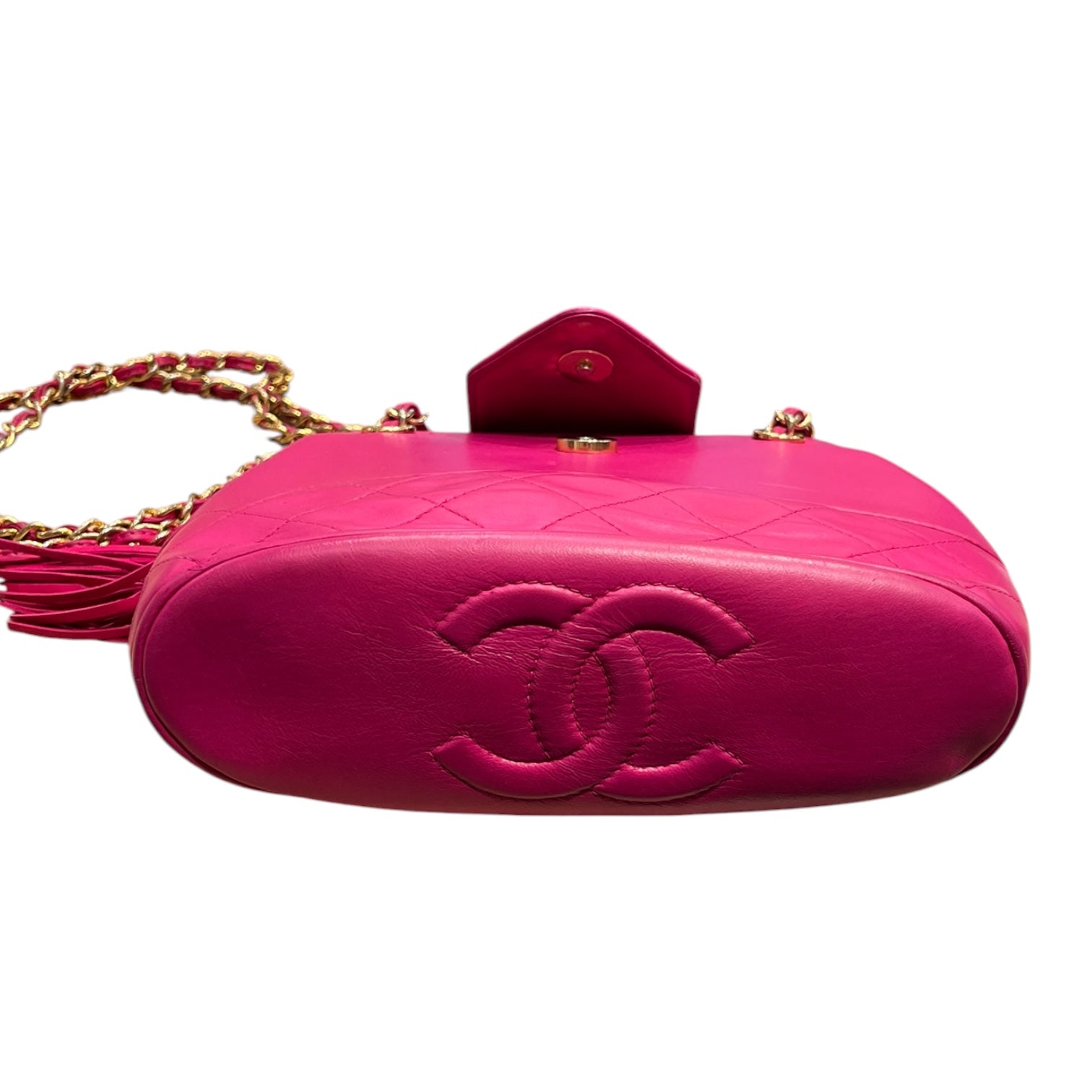 CHANEL/Bag/Leather/PNK/TASSLE KEYCHAIN view 3