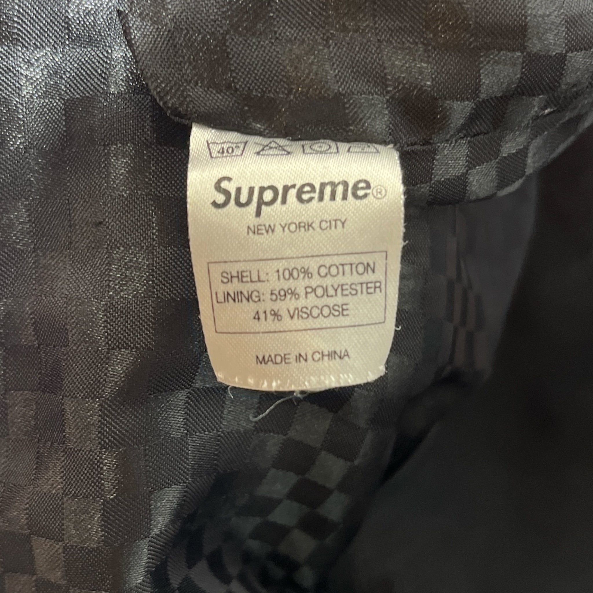 Supreme/Peacoat/L/Cotton/BLK/ view 4