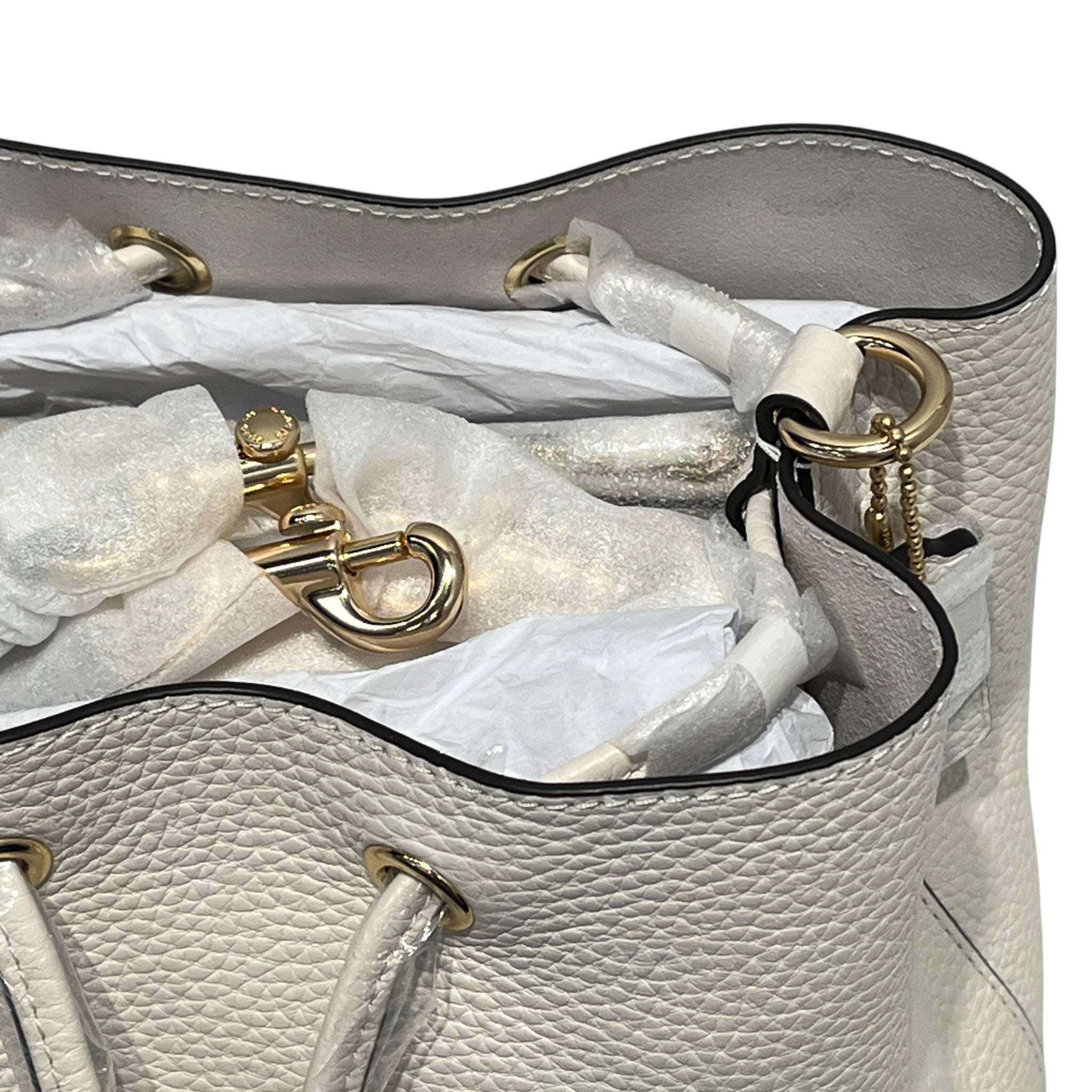 COACH/Tote Bag/Leather/CRM/rowan bucket view 5