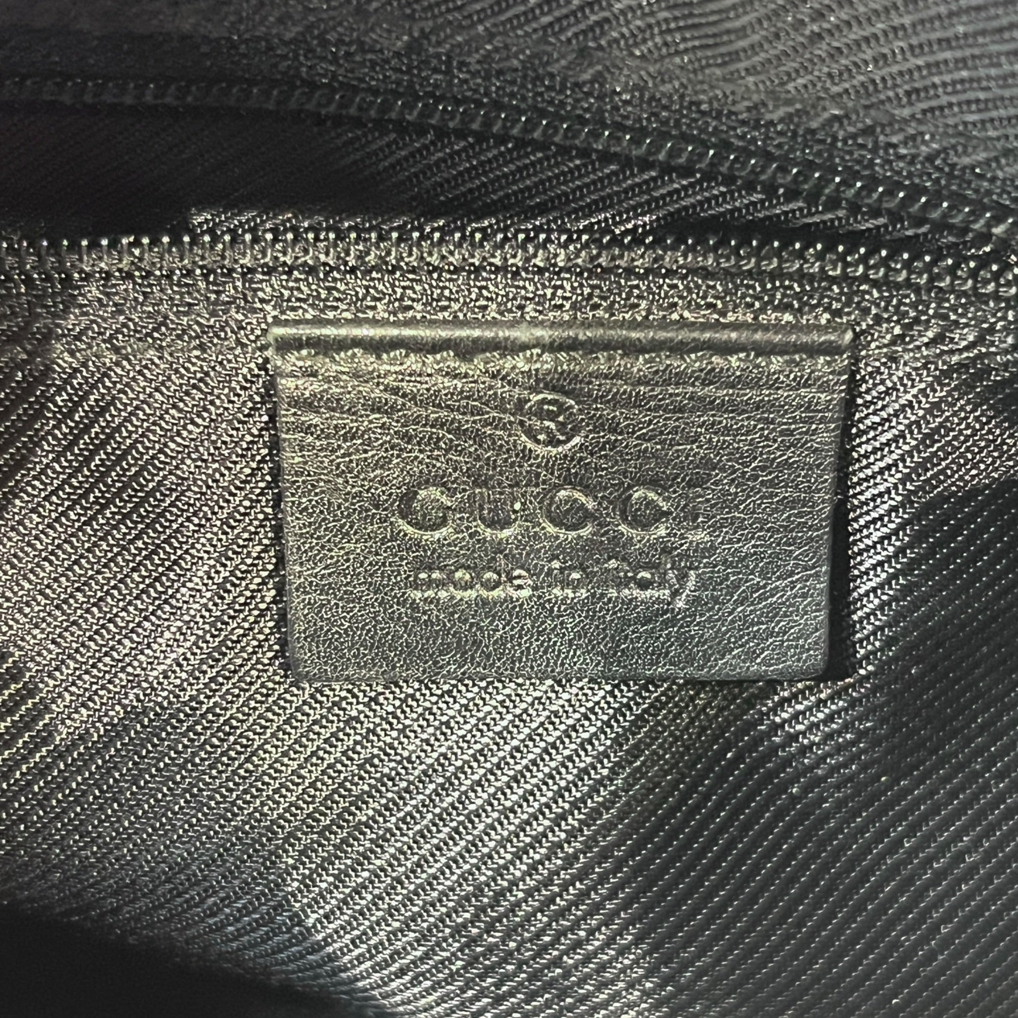 GUCCI/Bag/Monogram/Cotton/BLK/001 4205 001998 view 3