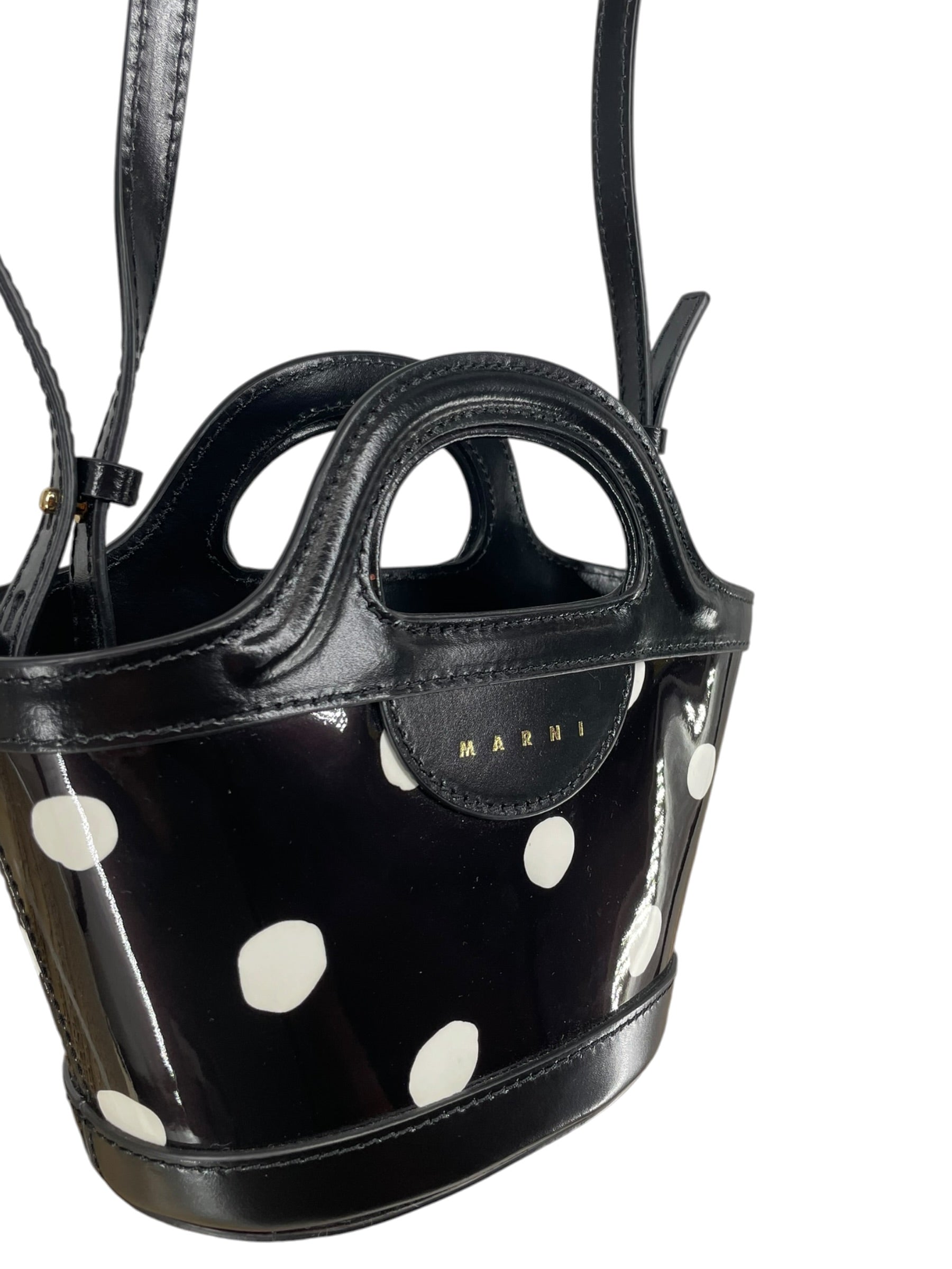 MARNI/Bag/Leather/BLK/POLKA DOT BUCKET view 6