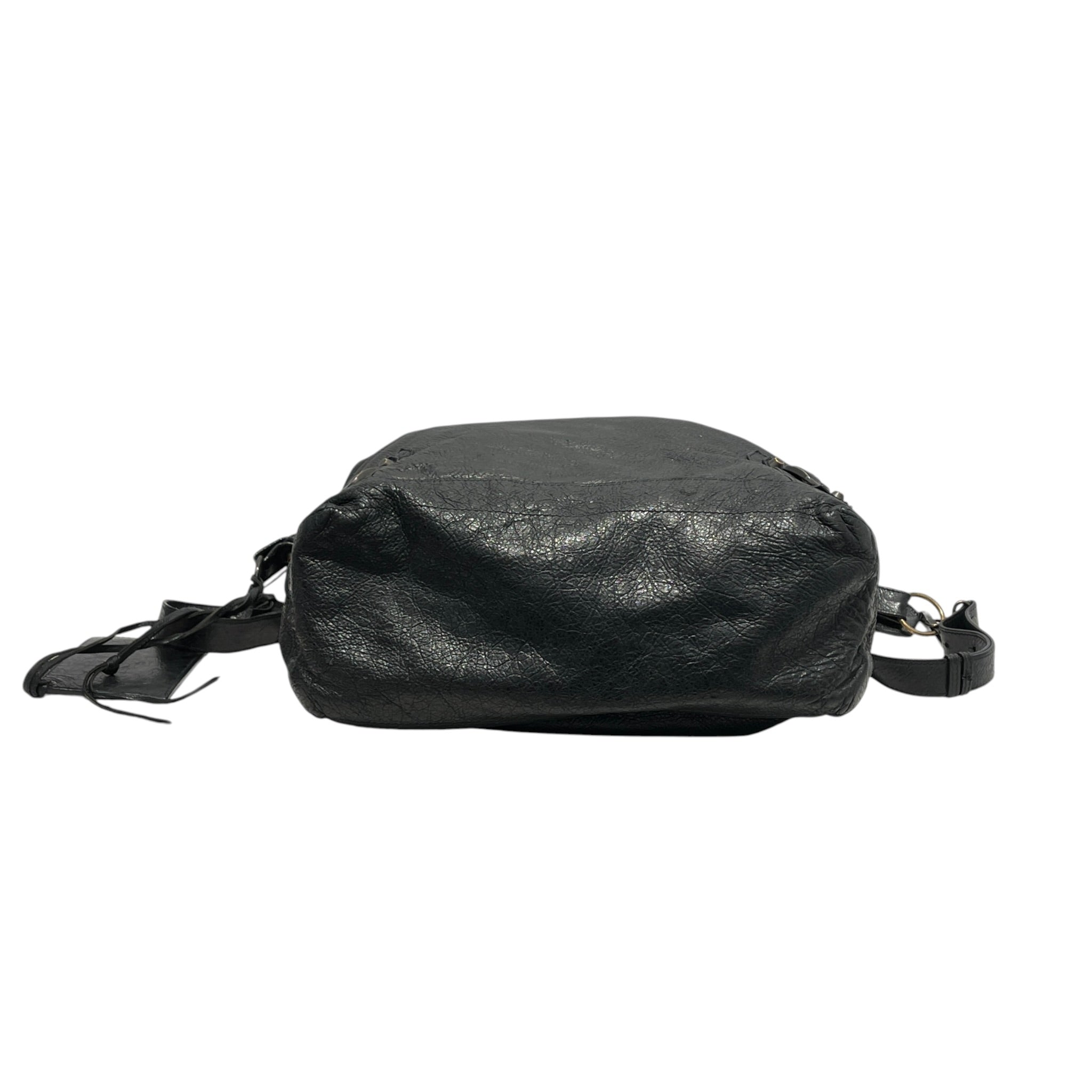BALENCIAGA/Cross Body Bag/Leather/BLK/Classic Day Hobo view 3