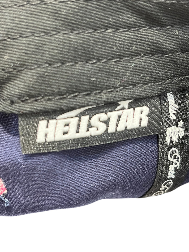 HELLSTAR/Hat/Cotton/NVY/STAR LADY FIRE EMBROIDERY