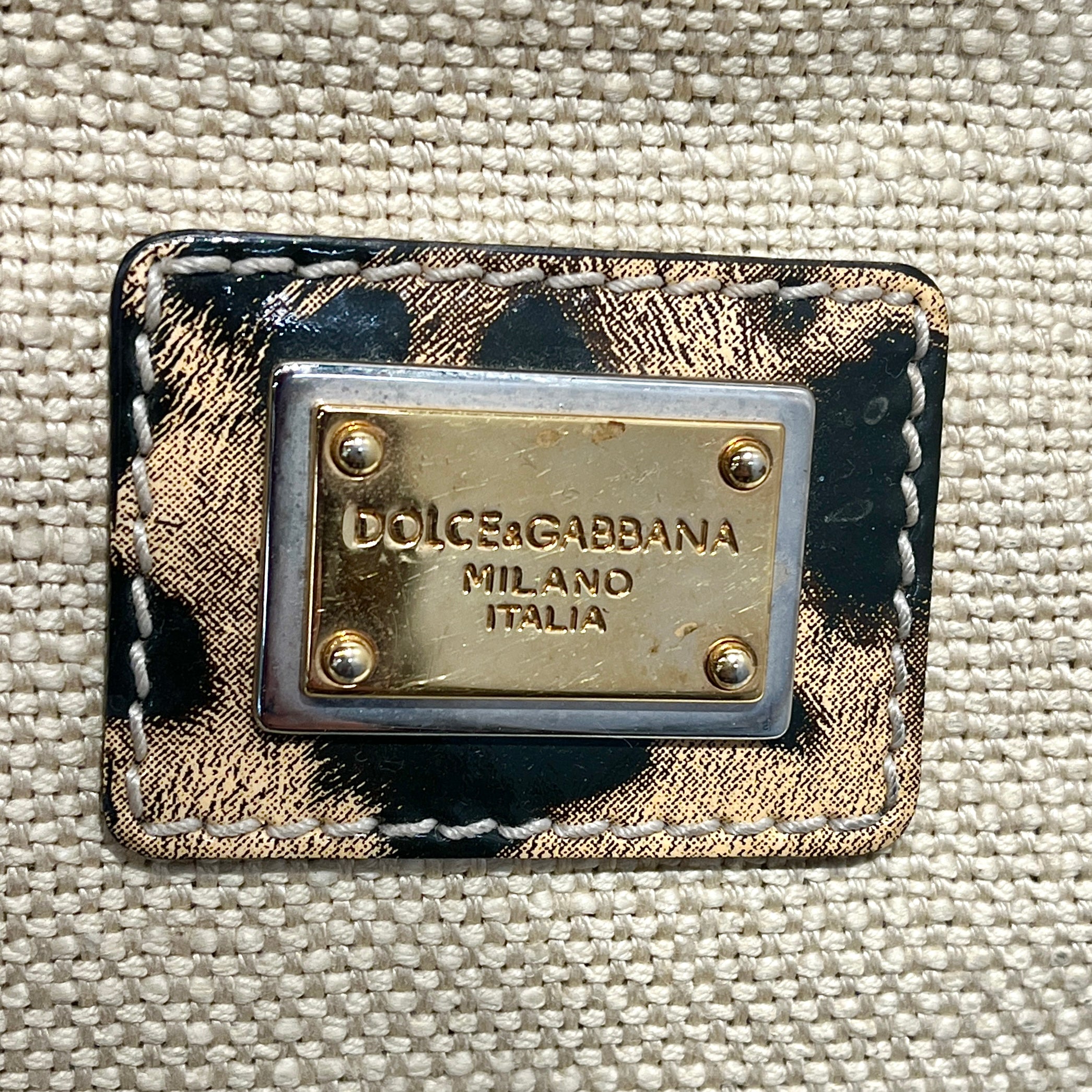 DOLCE&GABBANA/Hand Bag/Cotton/BEG/SICILY SIDE BUCKLE TWEED view 5