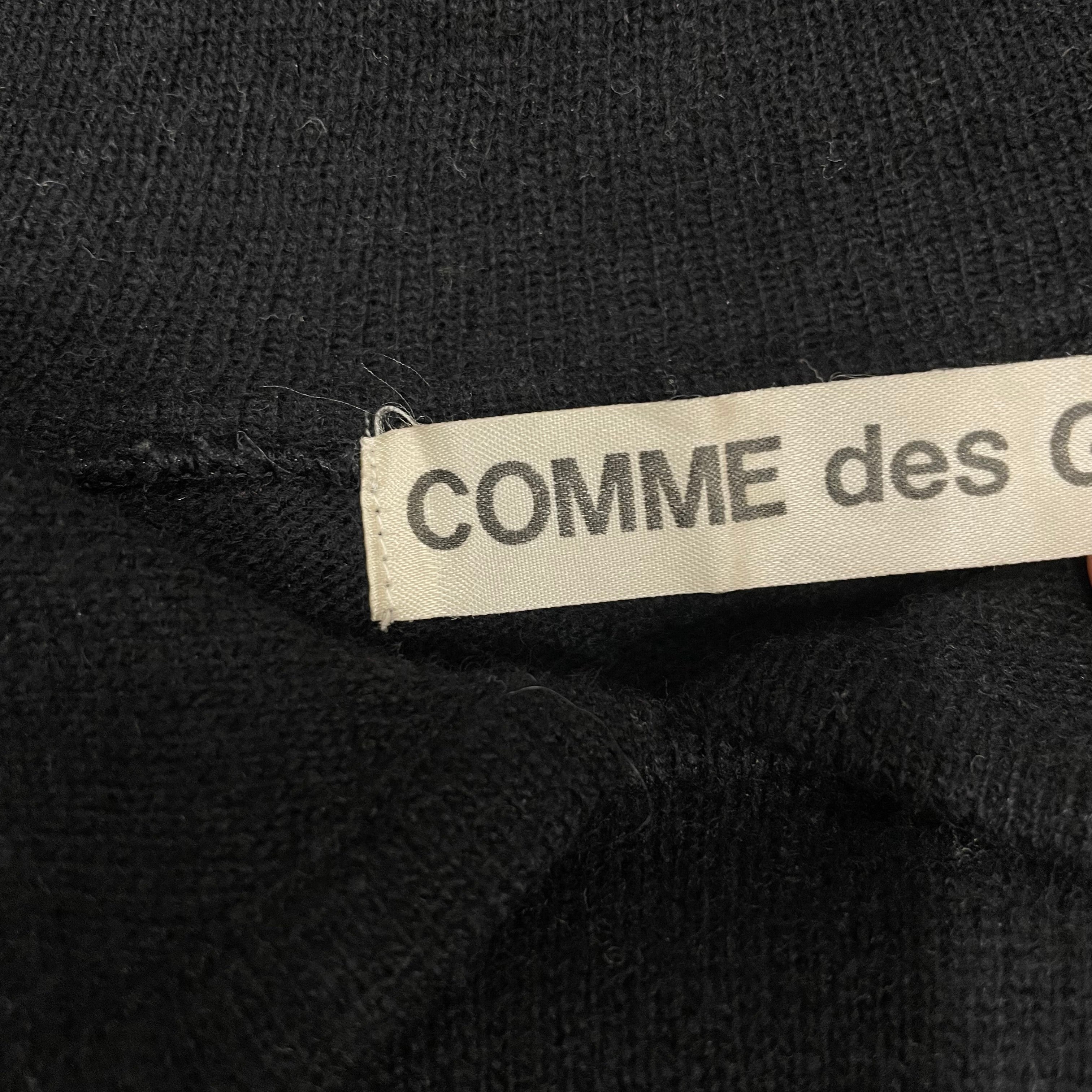 COMME des GARCONS/Sweater/Wool/BLK/COLLARED SWEATER view 3