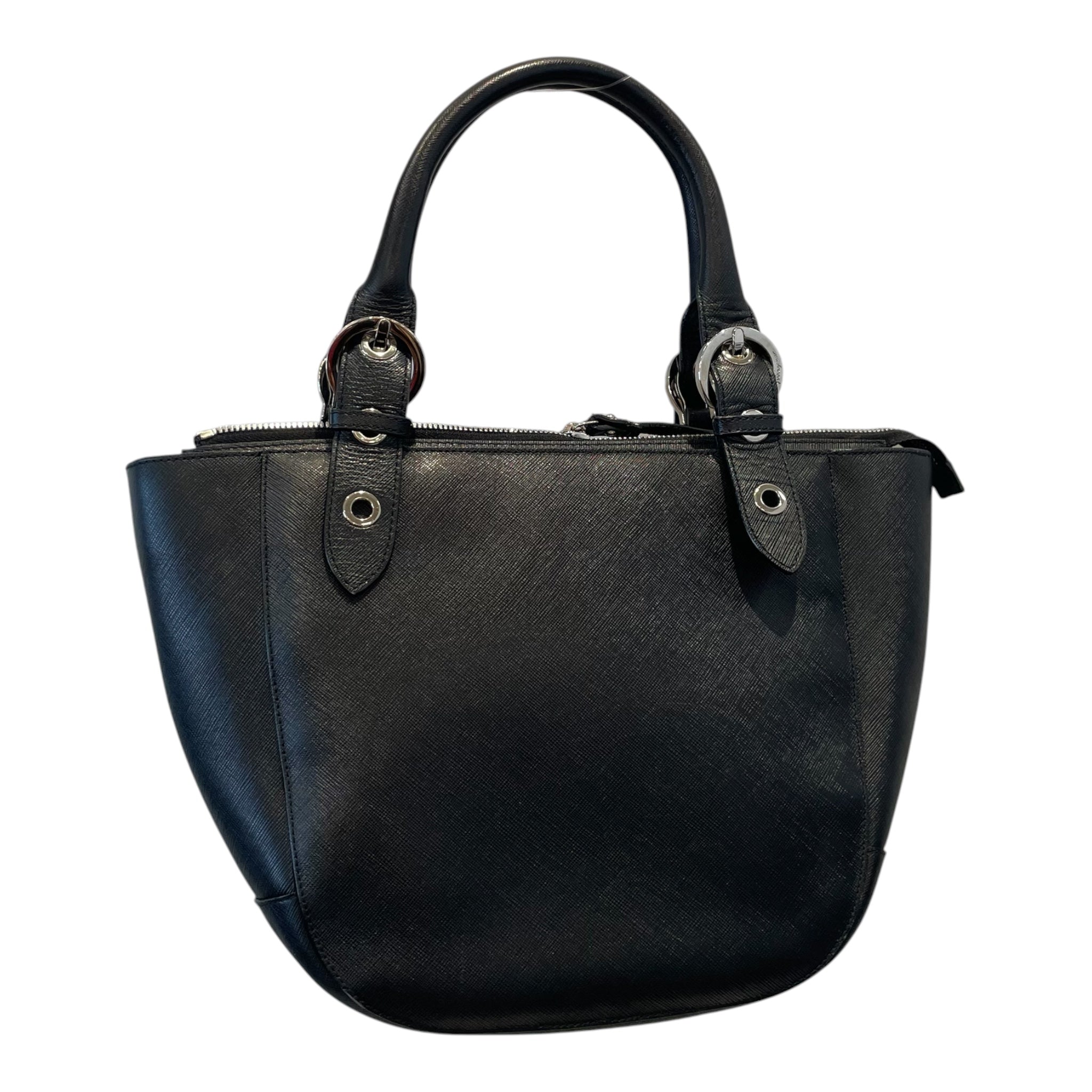 Salvatore Ferragamo/Bag/Leather/BLK/saffiano view 1
