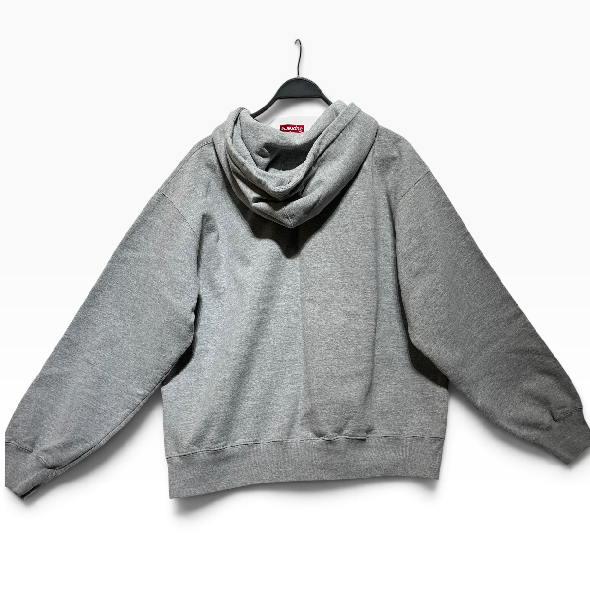 Supreme/Zip Up Hoodie/L/Cotton/GRY/WINGED S LOGO view 3