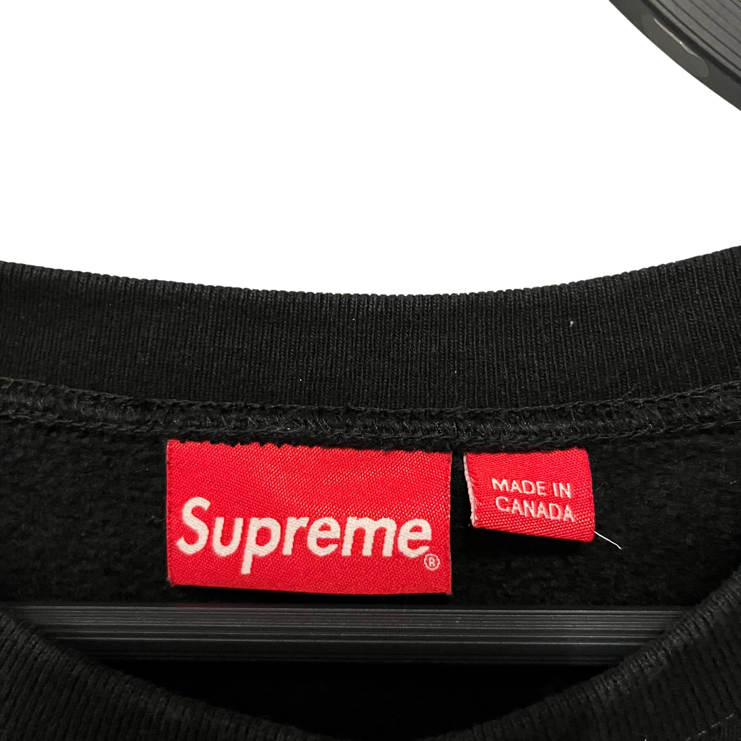 Supreme/Sweatshirt/XL/Cotton/BLK/red box logo view 3