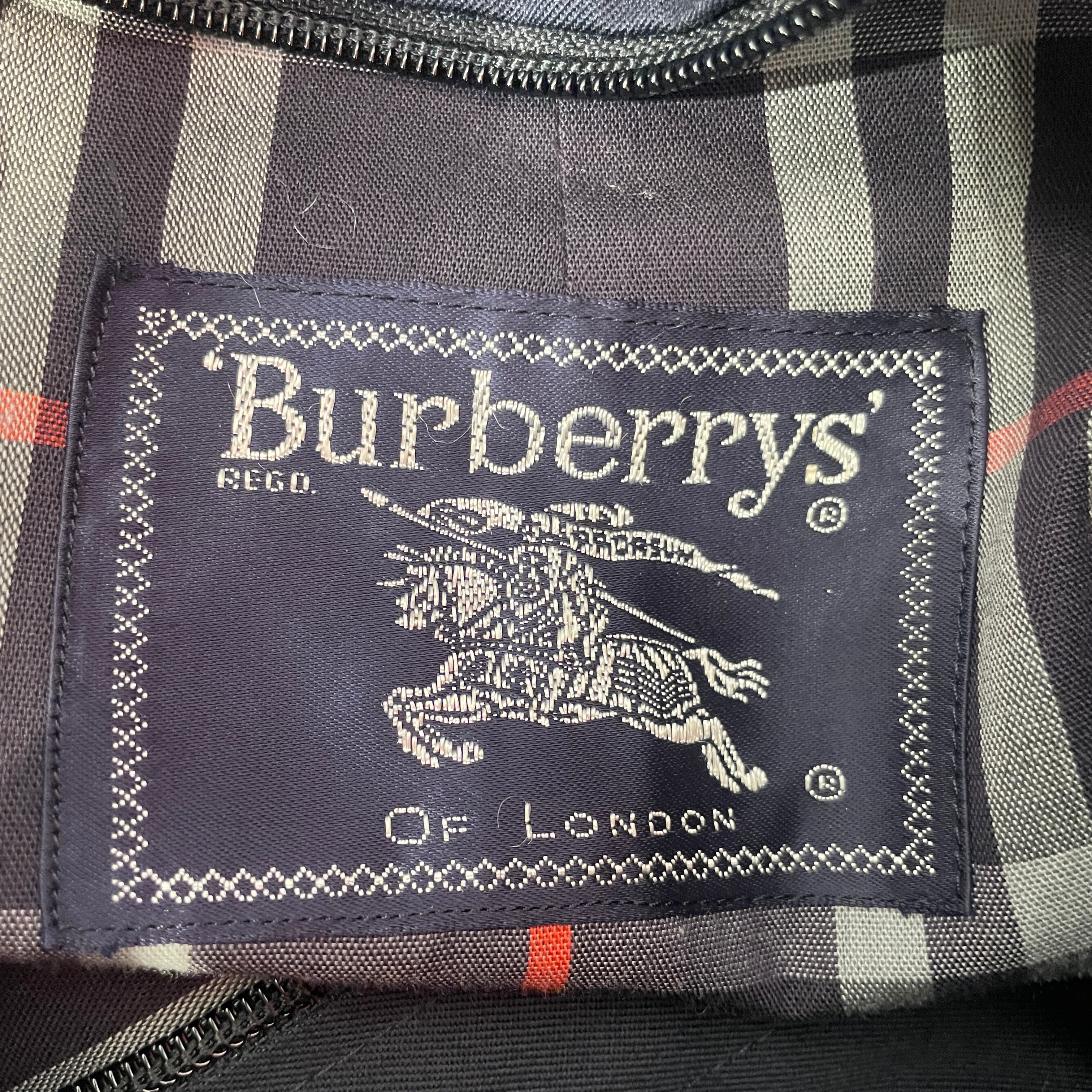 BURBERRYS/Vintage/Trench Coat/Wool/NVY/ view 3