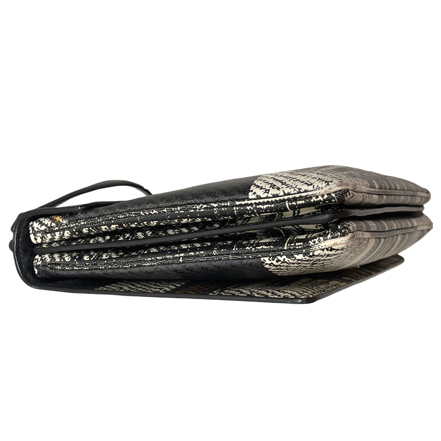 PRADA/Cross Body Bag/Stripe/Leather/MLT/SAFFIANO LEATHER CHAIN STRAP view 6