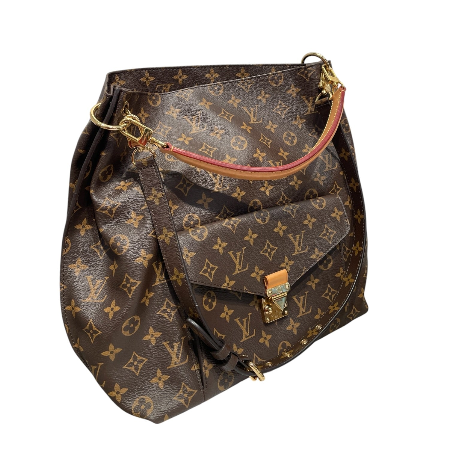 LOUIS VUITTON/Hand Bag/Leather/BRW/Monogram Metis Hobo Bag view 3